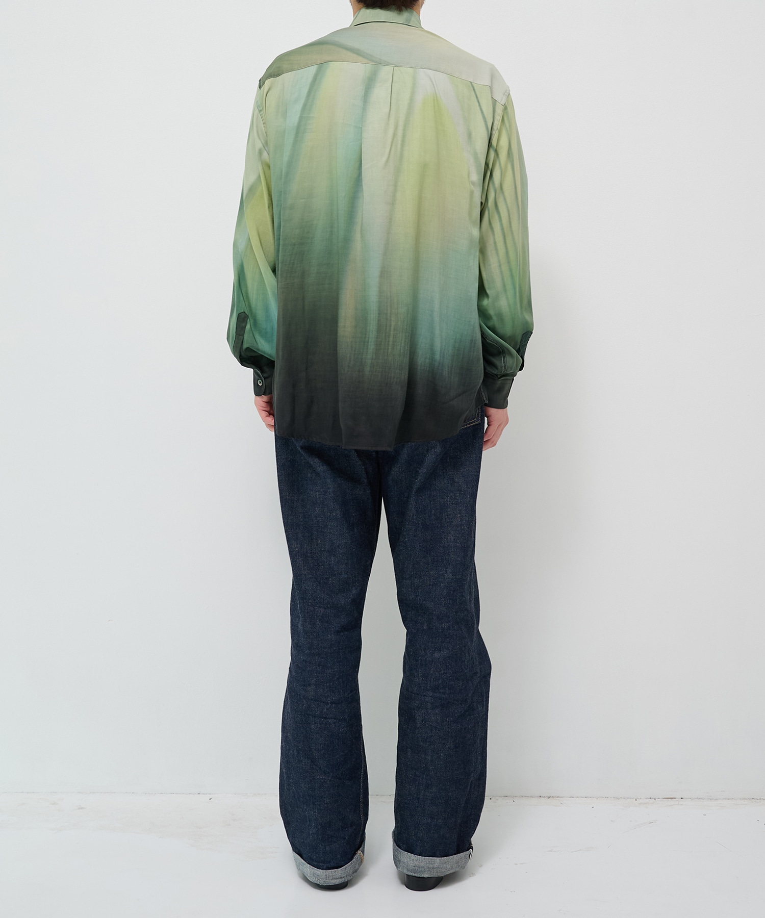 【ヨーク】Hand Painted Lawn Loose Fit Shirt YOKE