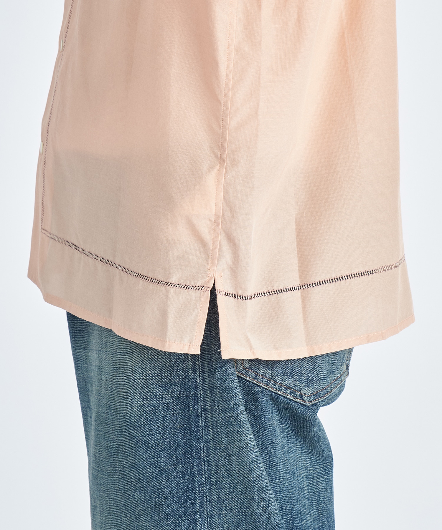 EMBROIDERY OPEN COLLAR YOKE