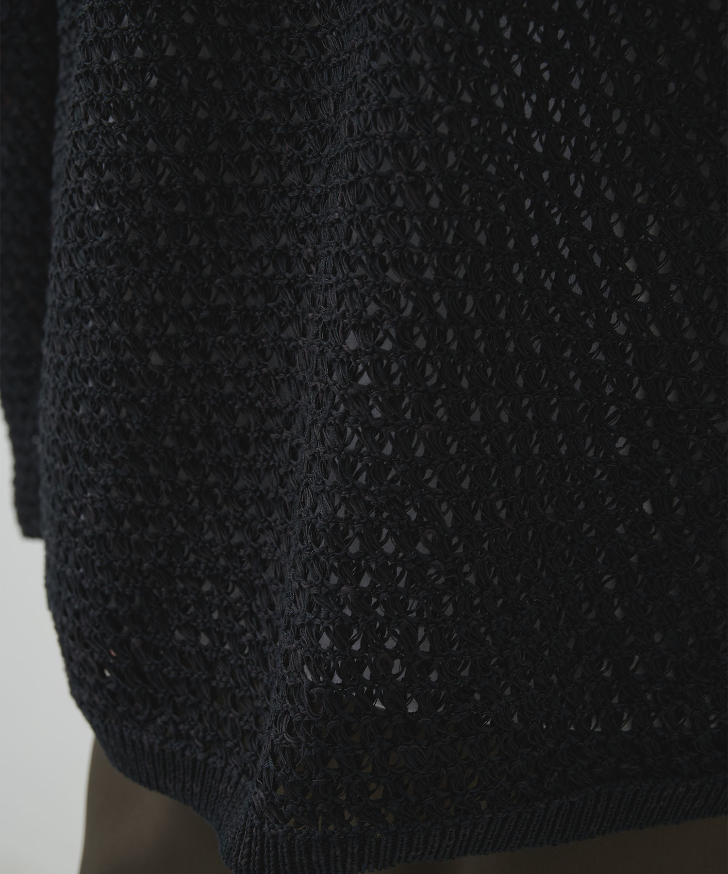 【ヨーク】Mesh Knit Shirt Cardigan YOKE