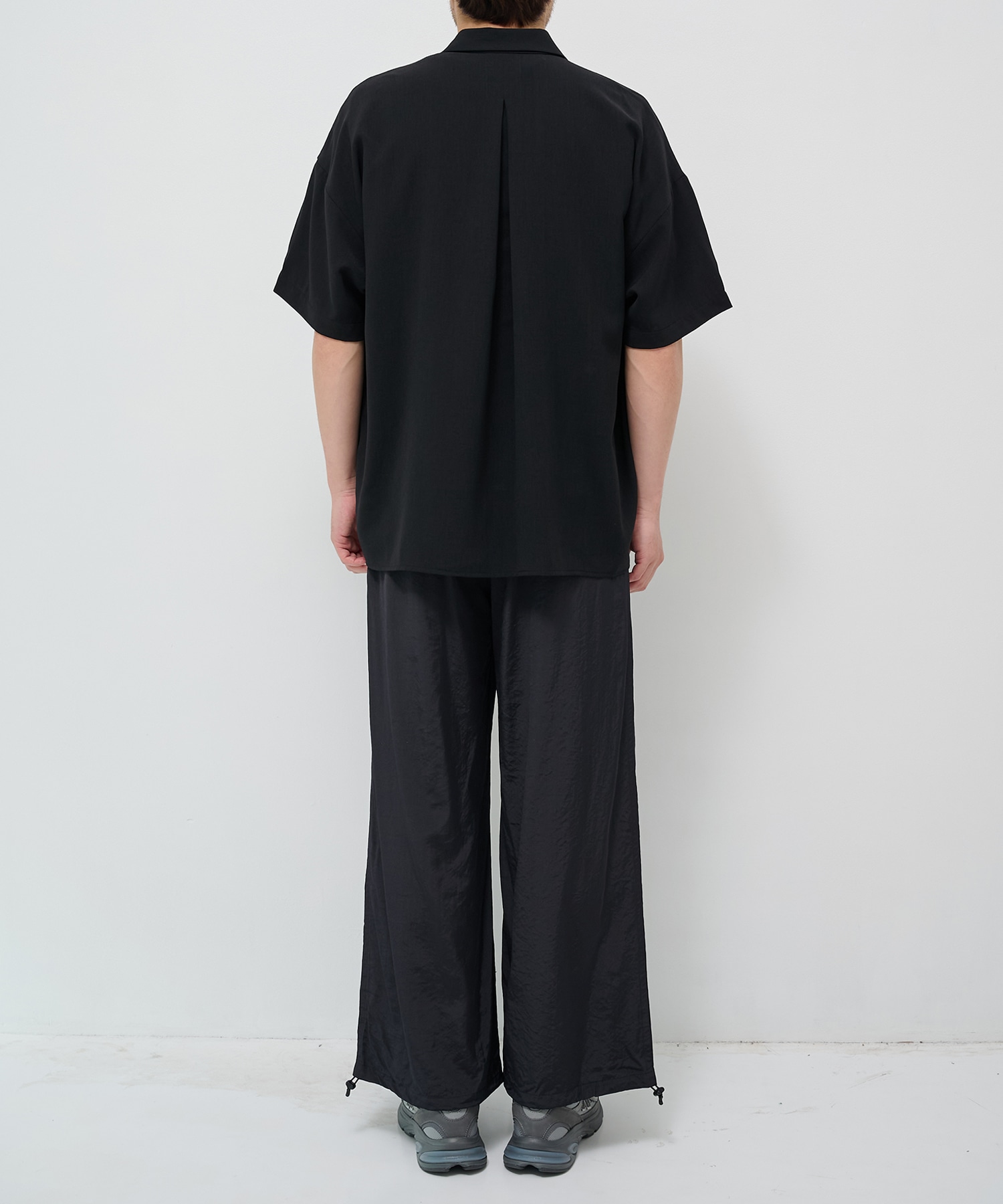 【ヨーク】Silk Nylon 2Pleated Easy Pants YOKE