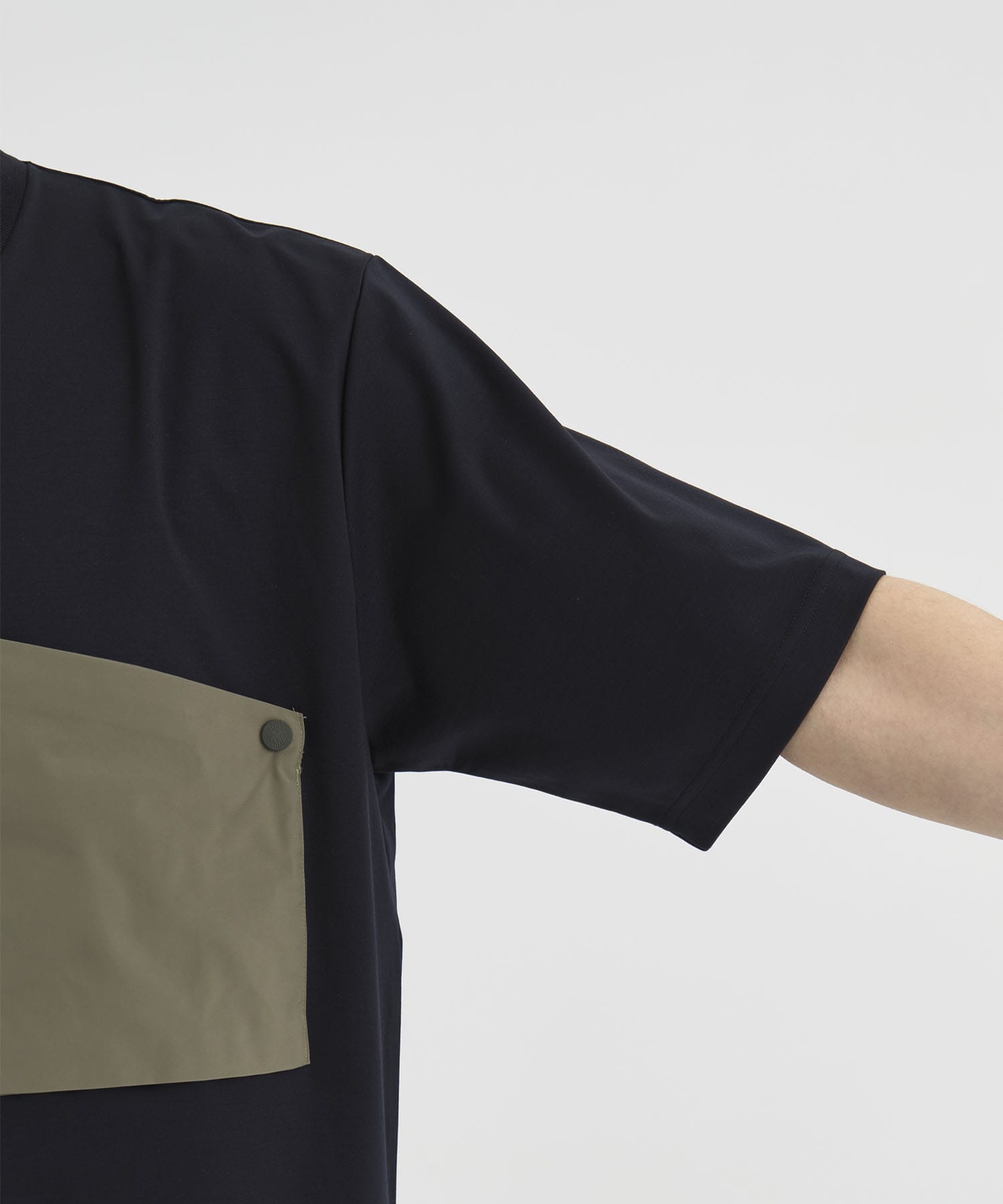 別注 DRAW CORD S/S POCKET TEE White Mountaineering