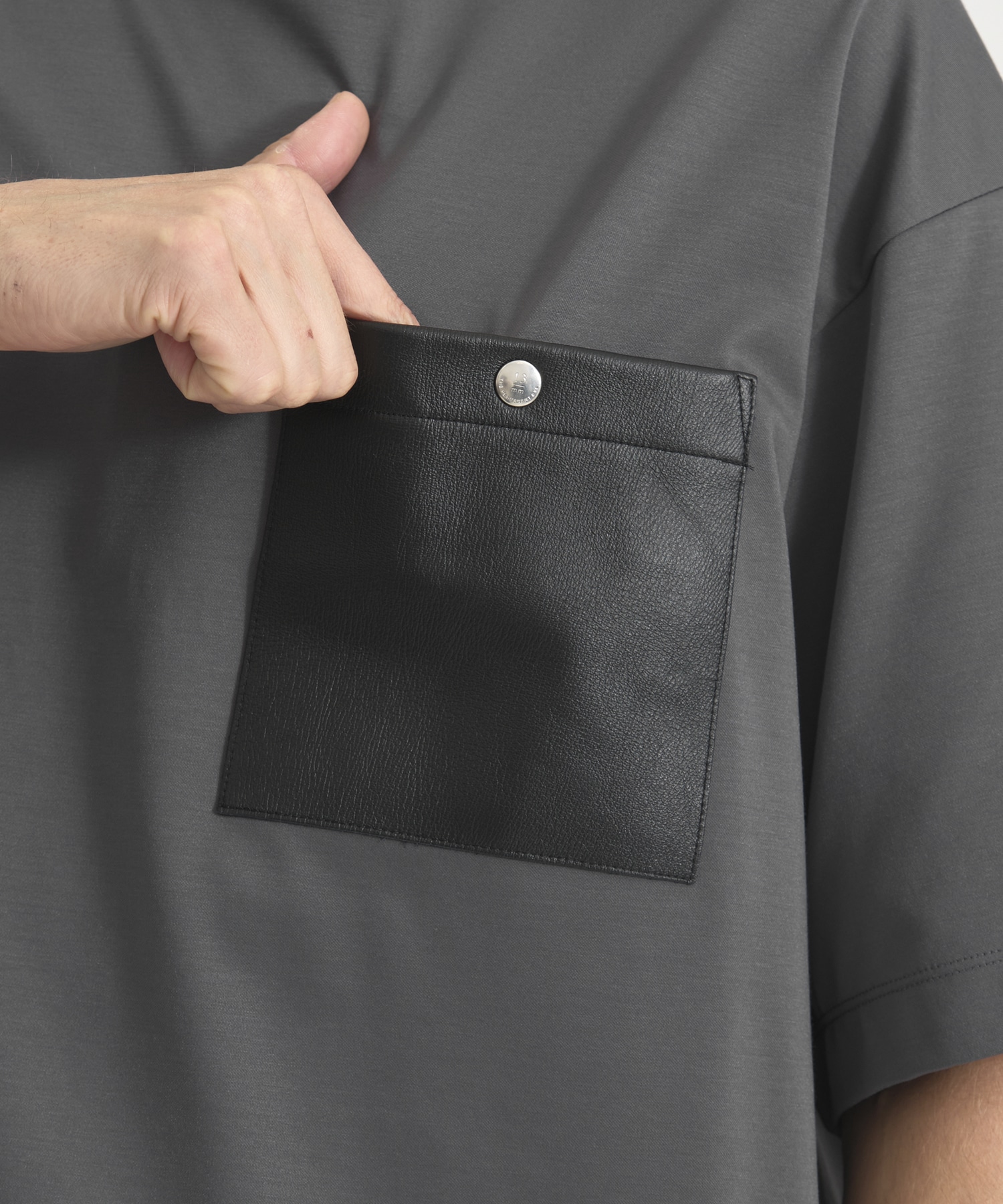 『もう、汗らない』SOLOTEX Jersey Washable Neo Leather Pocket T-Shirts THE TOKYO