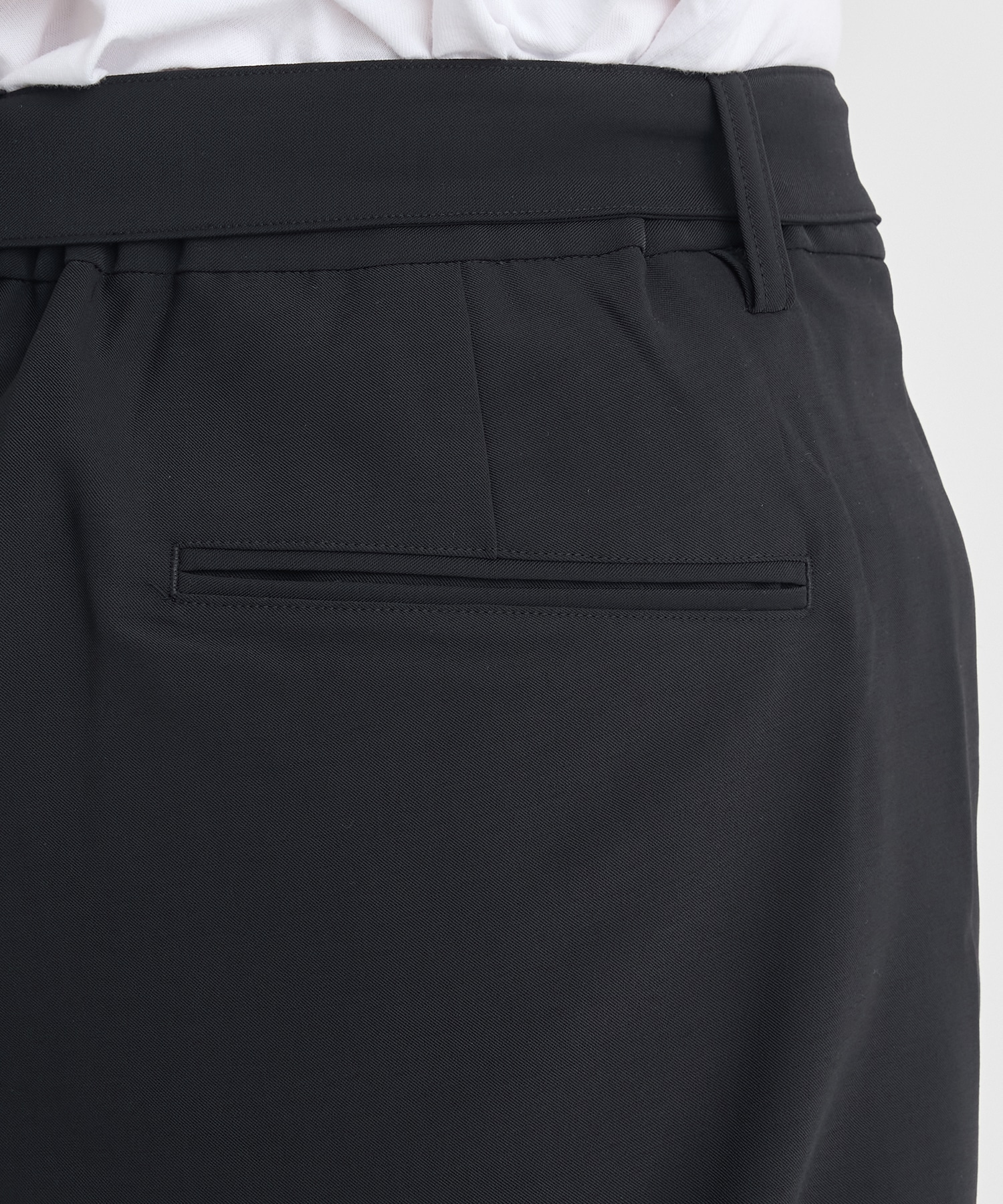 別注 PE CONPACT TWILL BELTED PANTS ATTACHMENT