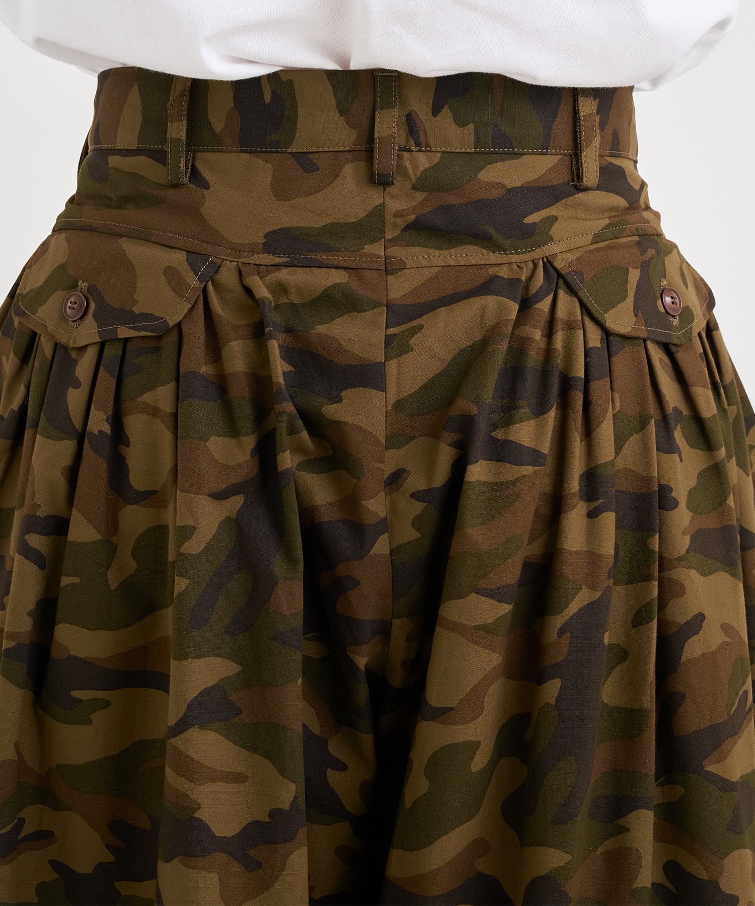 Gatther-detail camouflage pants 