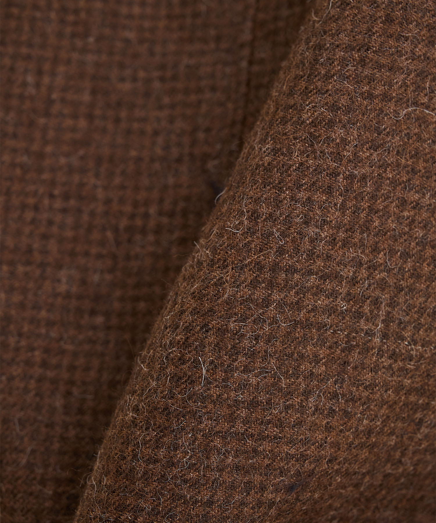 ALPACA HOUND TOOTH HARRINGTON JACKET ATON