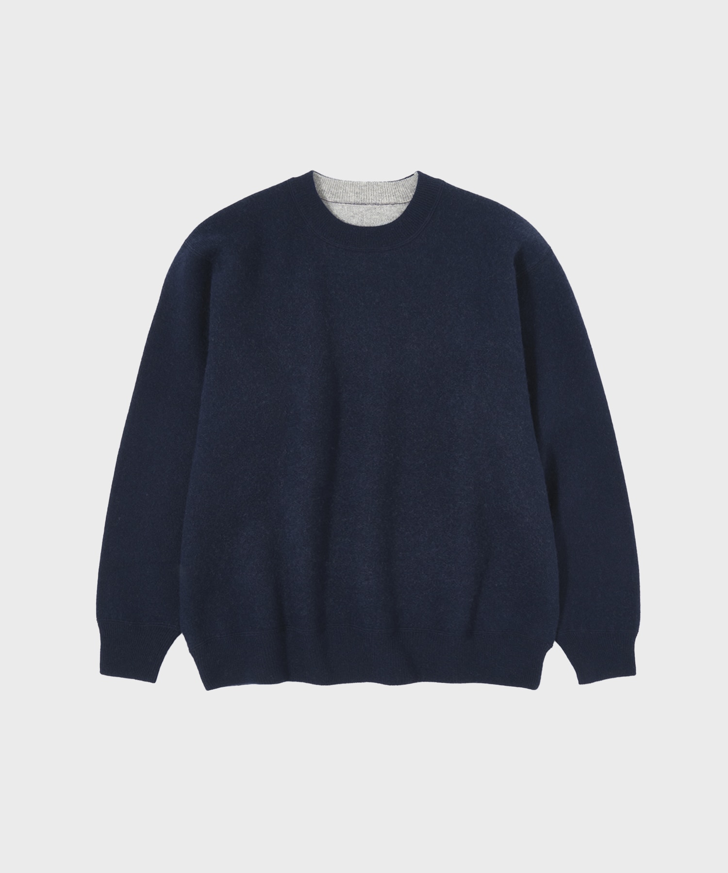 【MENS】CASHMERE REVERSIBLE PULLOVER CASHMERE CASHMERE