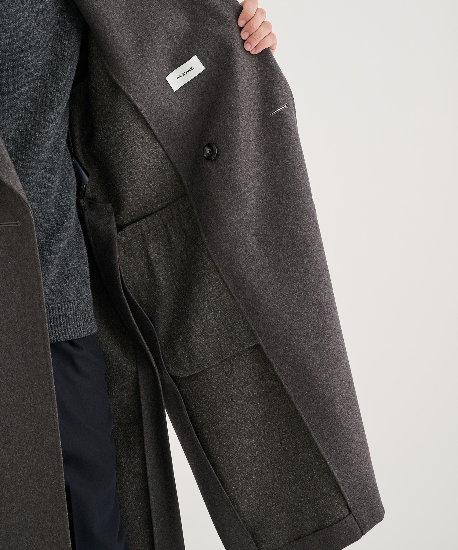 THE DOUBLE PEAKED EASY COAT THE RERACS