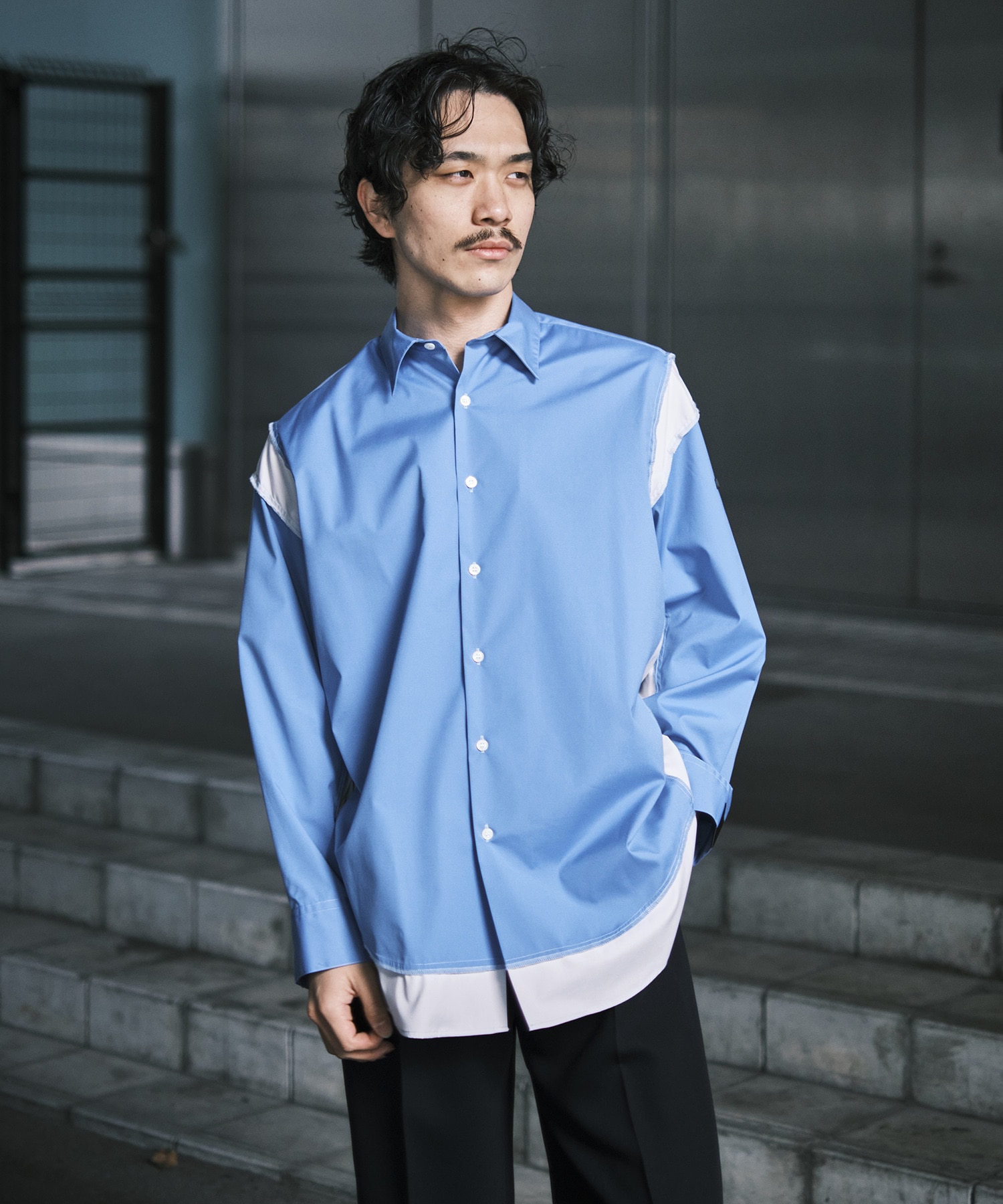 別注切替シャツ N.HOOLYWOOD