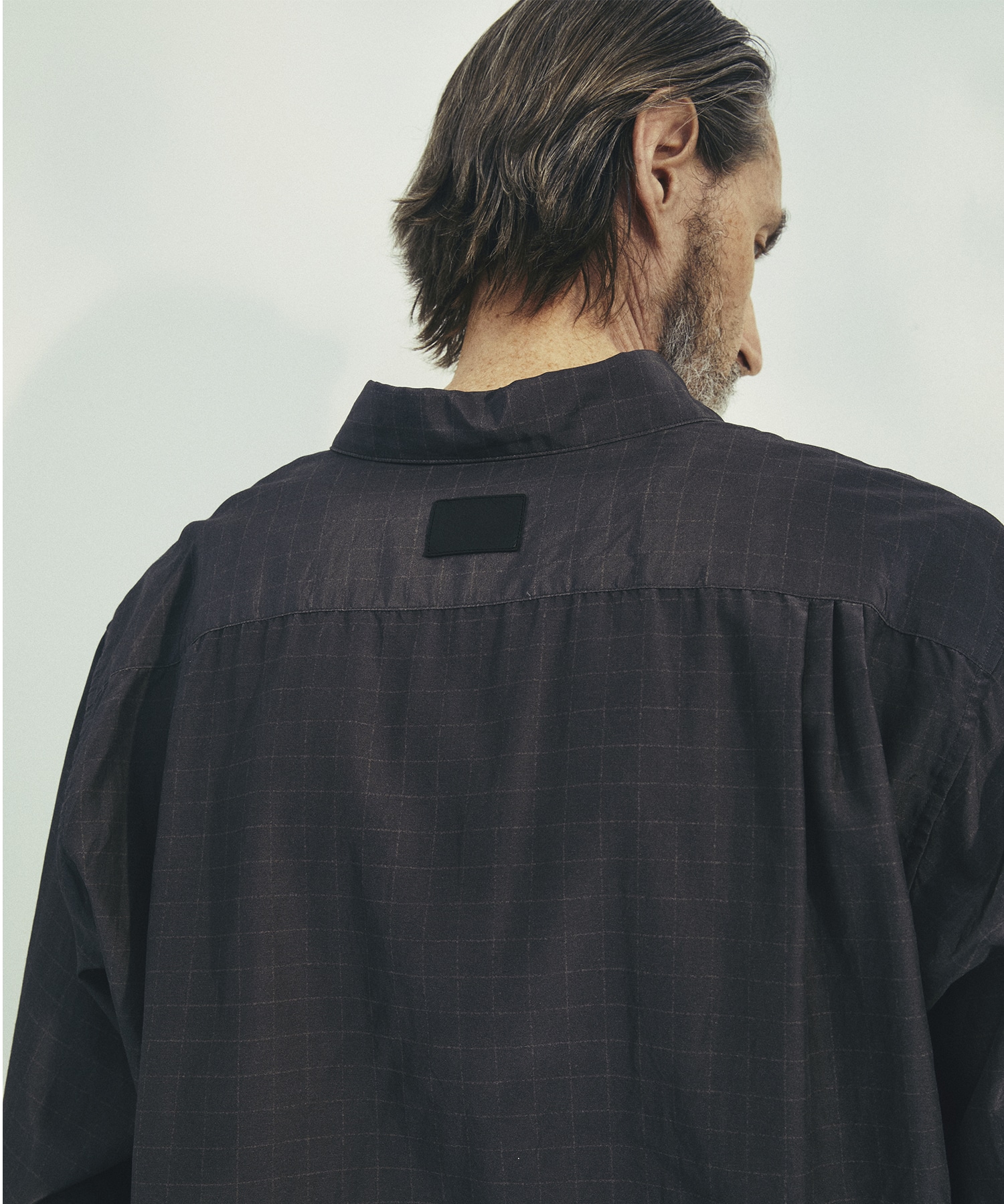 SILK α L/S Check Shirt SILK α