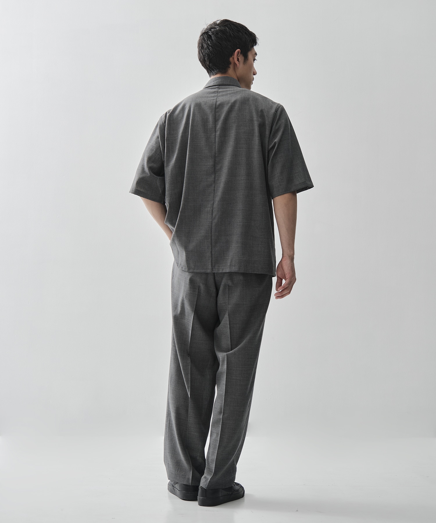 別注TWIST WOOL GAUZE SHORT SLEEVE SHIRT ATON