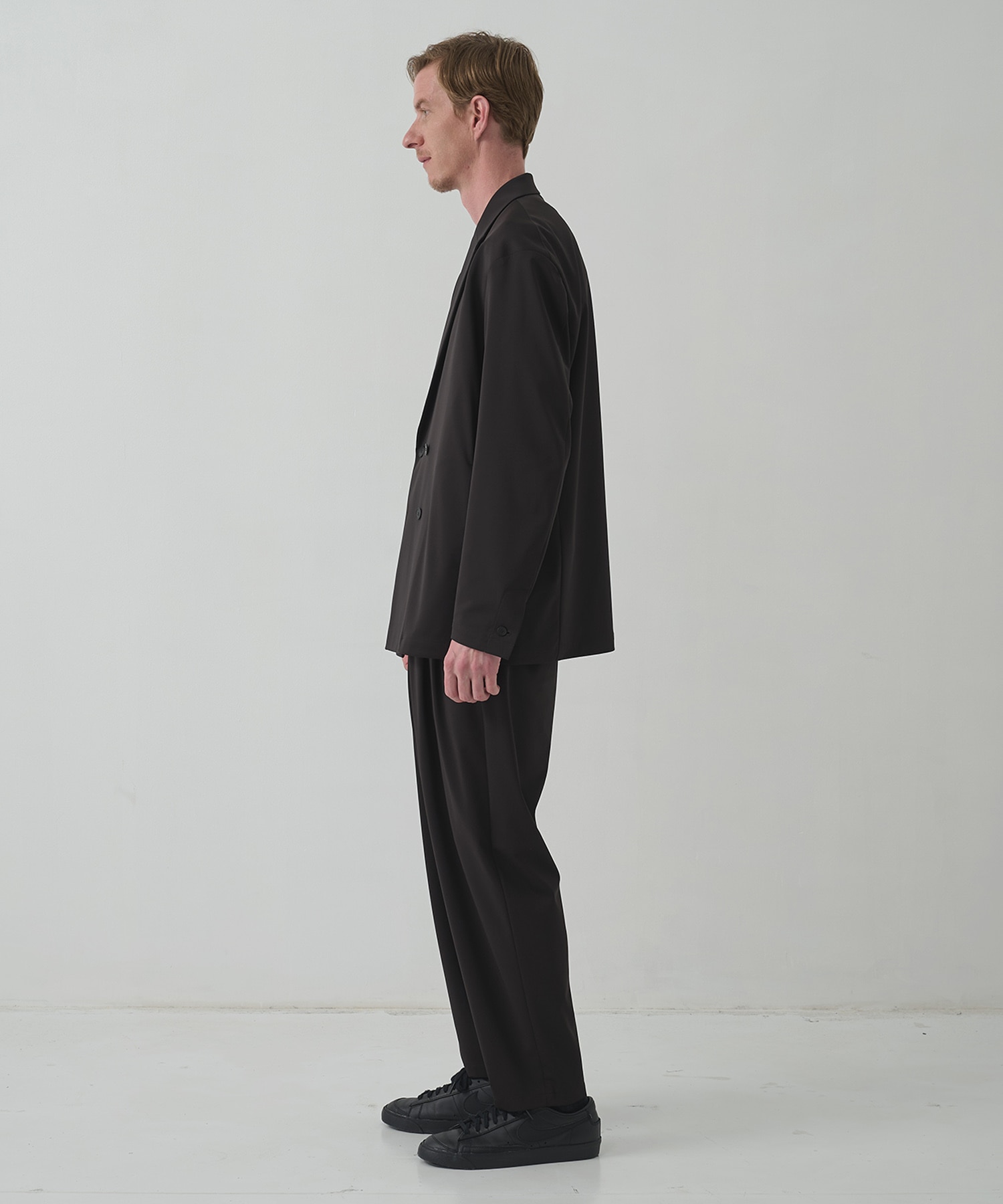 Light Matte Stretch Jersey Wide Tapered Pants THE TOKYO