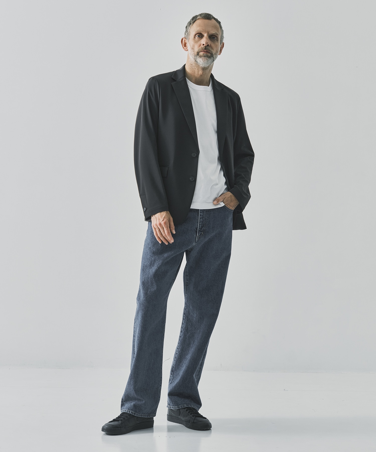Light Matte Stretch Jersey Shape Jacket THE TOKYO