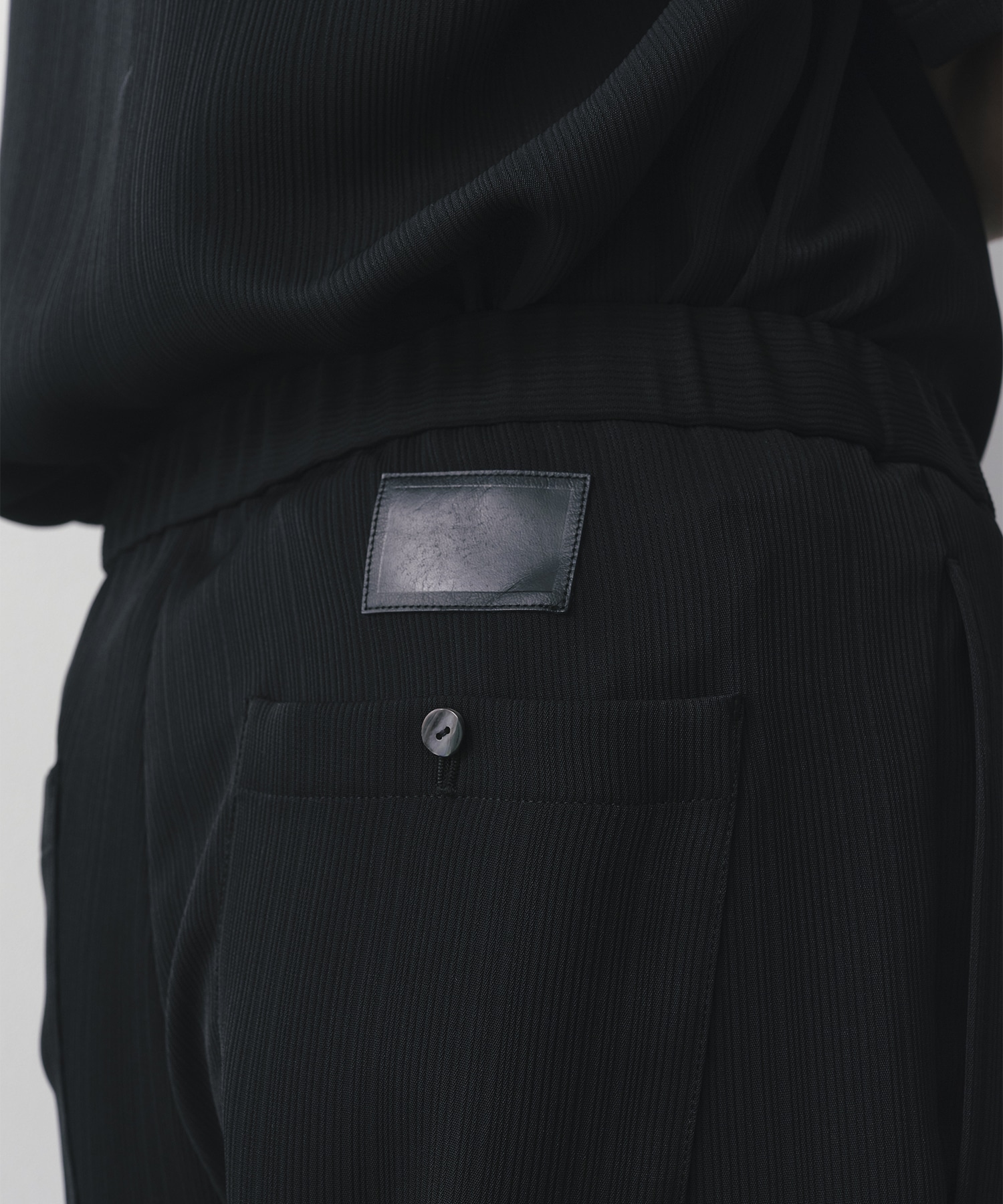 SILK α Pleats Summer Easy Pants SILK α