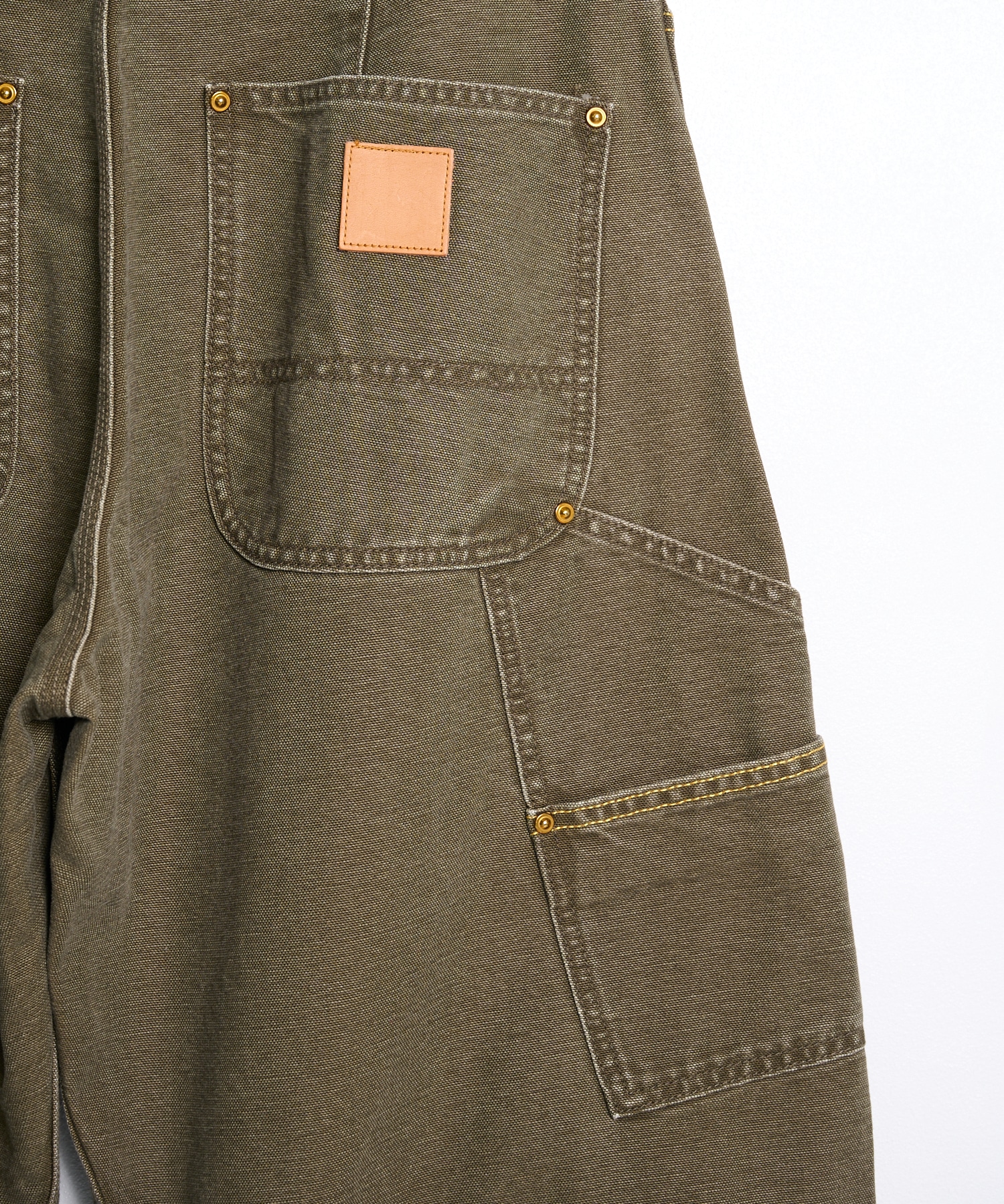 26fw-p-10 3D cutting painter pants KHOKI