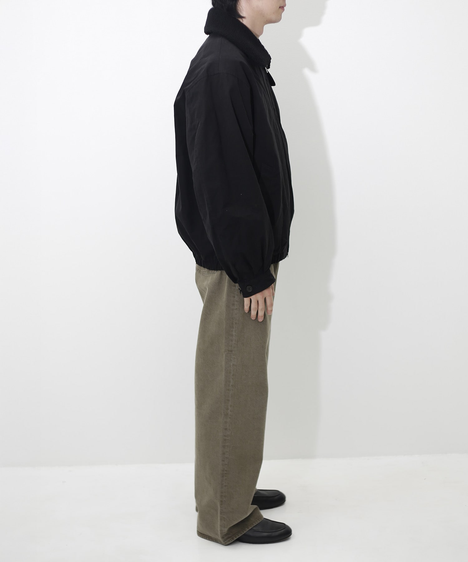 【シュタイン】ST.1576 DETATCHABLE COLLAR RESIN-FINISH COTTON JACKET ssstein