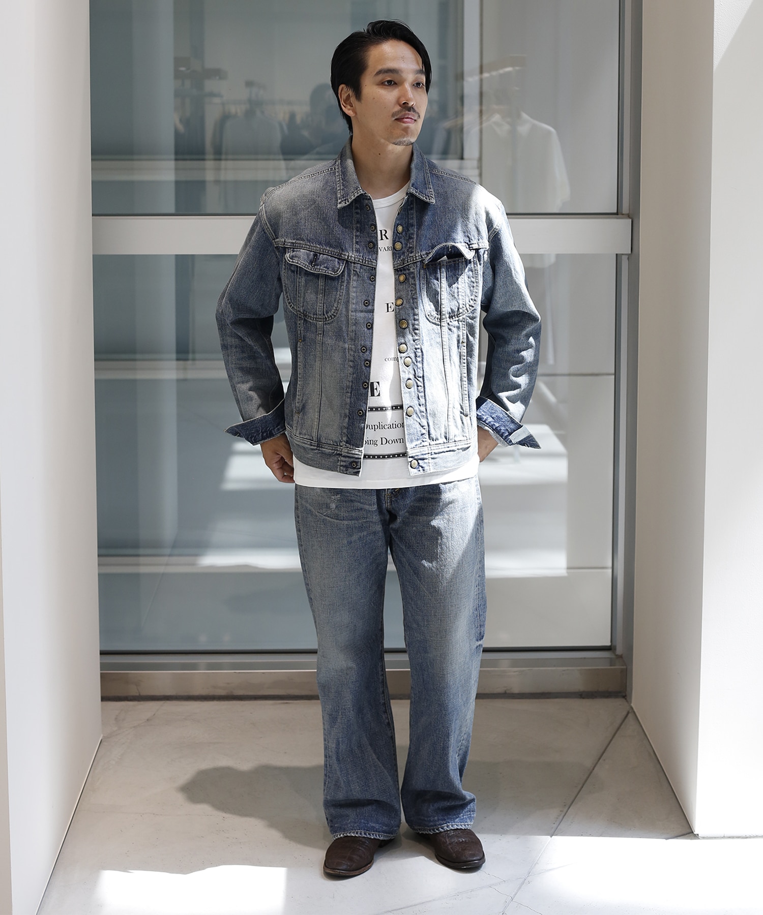 【エヌハリウッド】〈別注〉復刻 ×New Manual Denim Jacket N.HOOLYWOOD