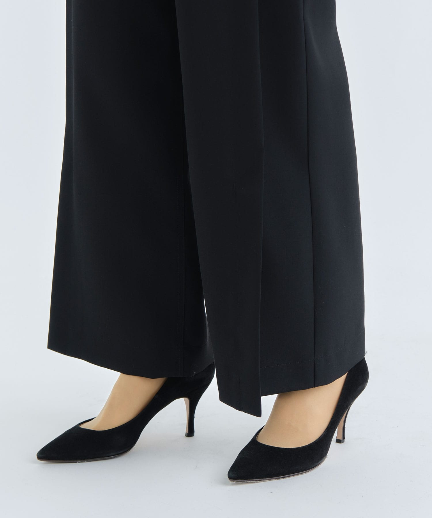 Slit Flare PNT(1 BLACK): UJOH: WOMEN｜THE TOKYO ONLINE STORE