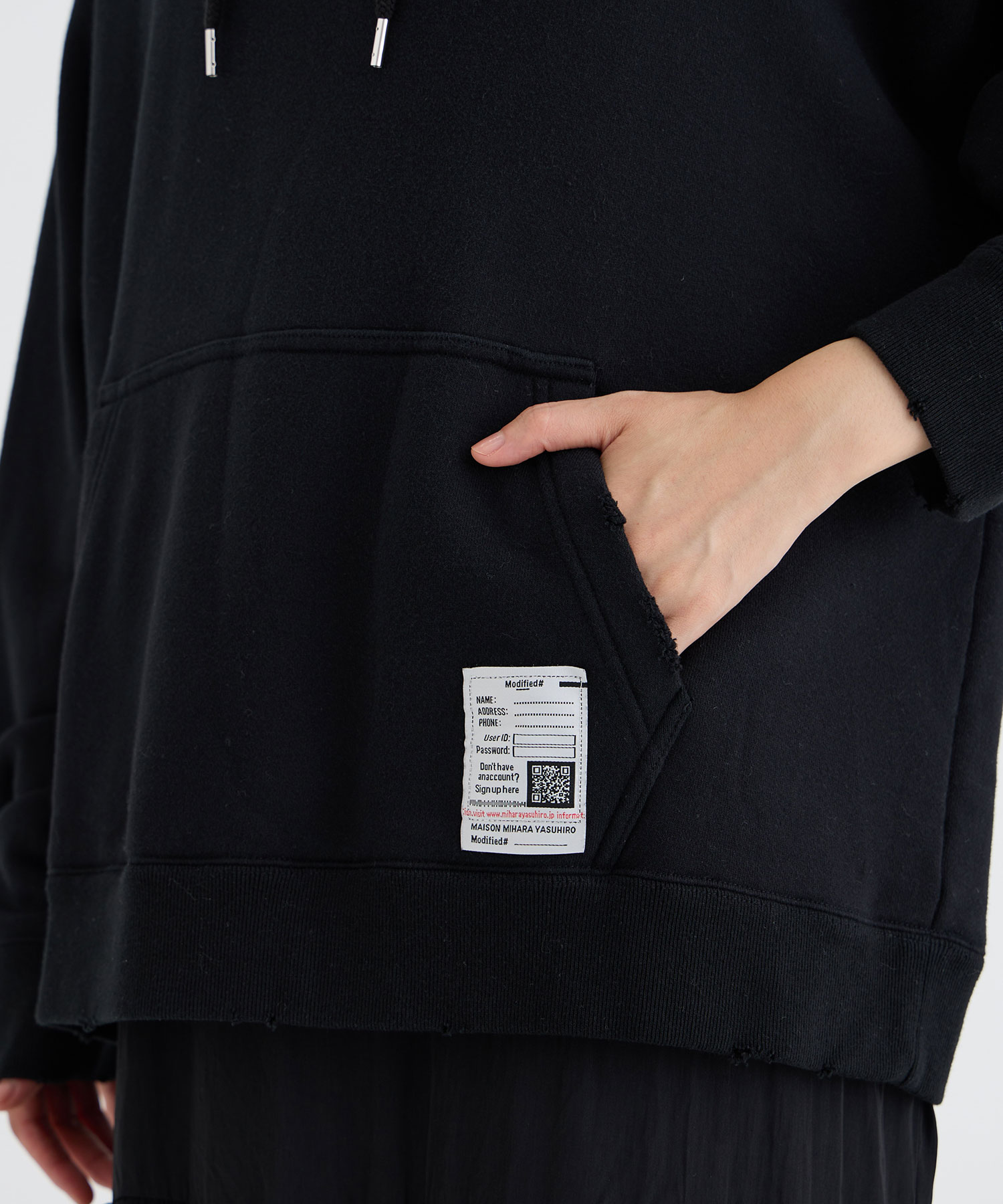 HOODIE Layered DRESS Maison MIHARA YASUHIRO