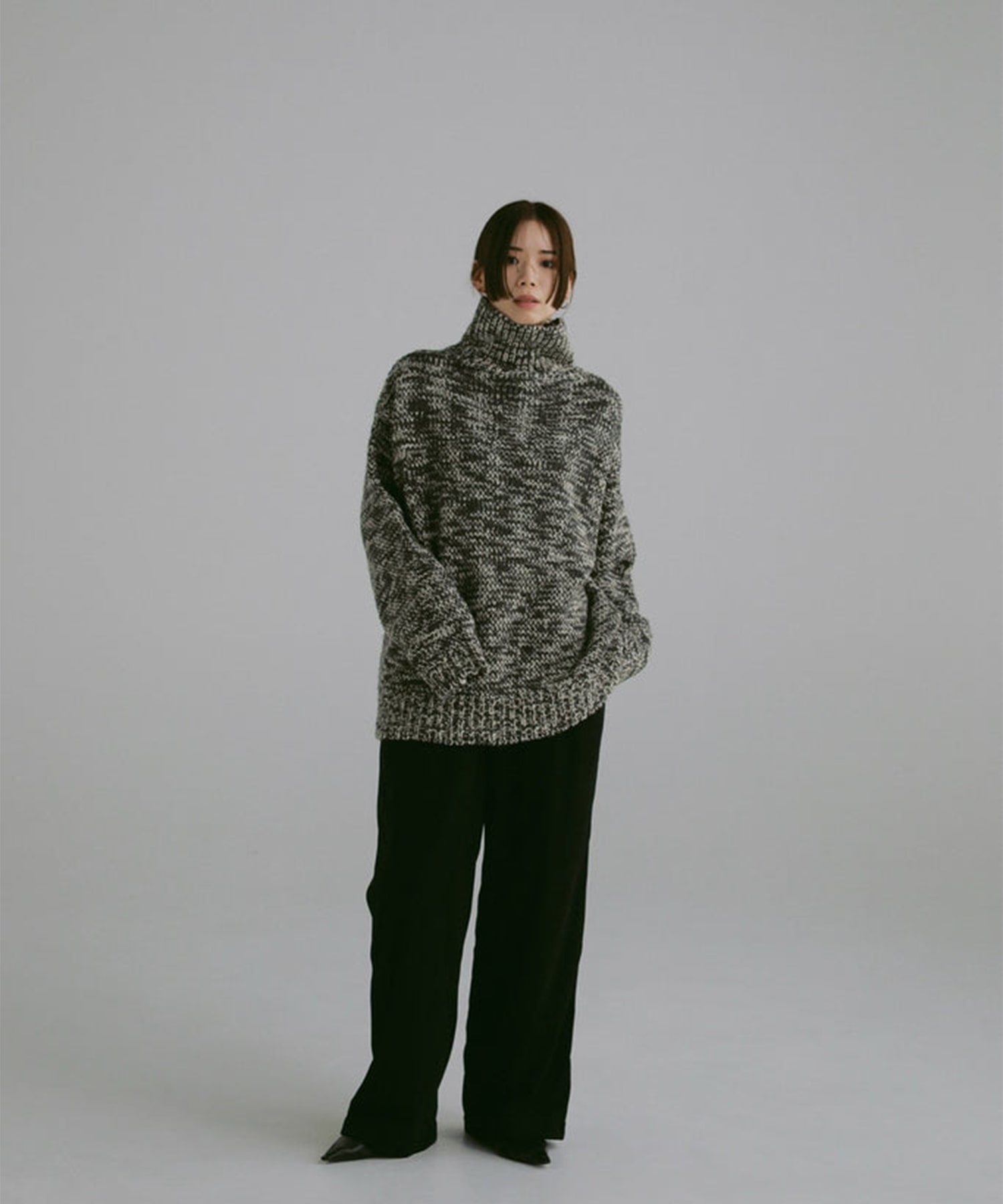 big turtle knit pullover Louren