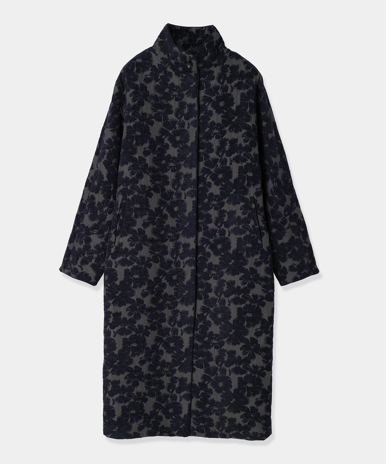 flower mole jacquard coat Louren