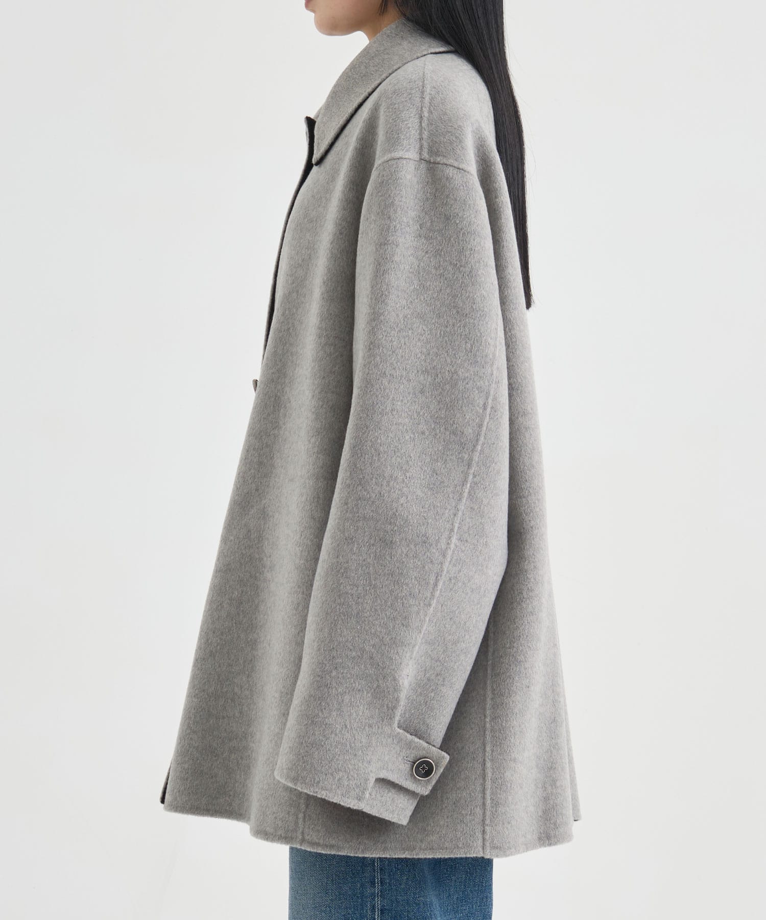 CASHMERE REVERSIBLE SHORT COAT THE TOKYO