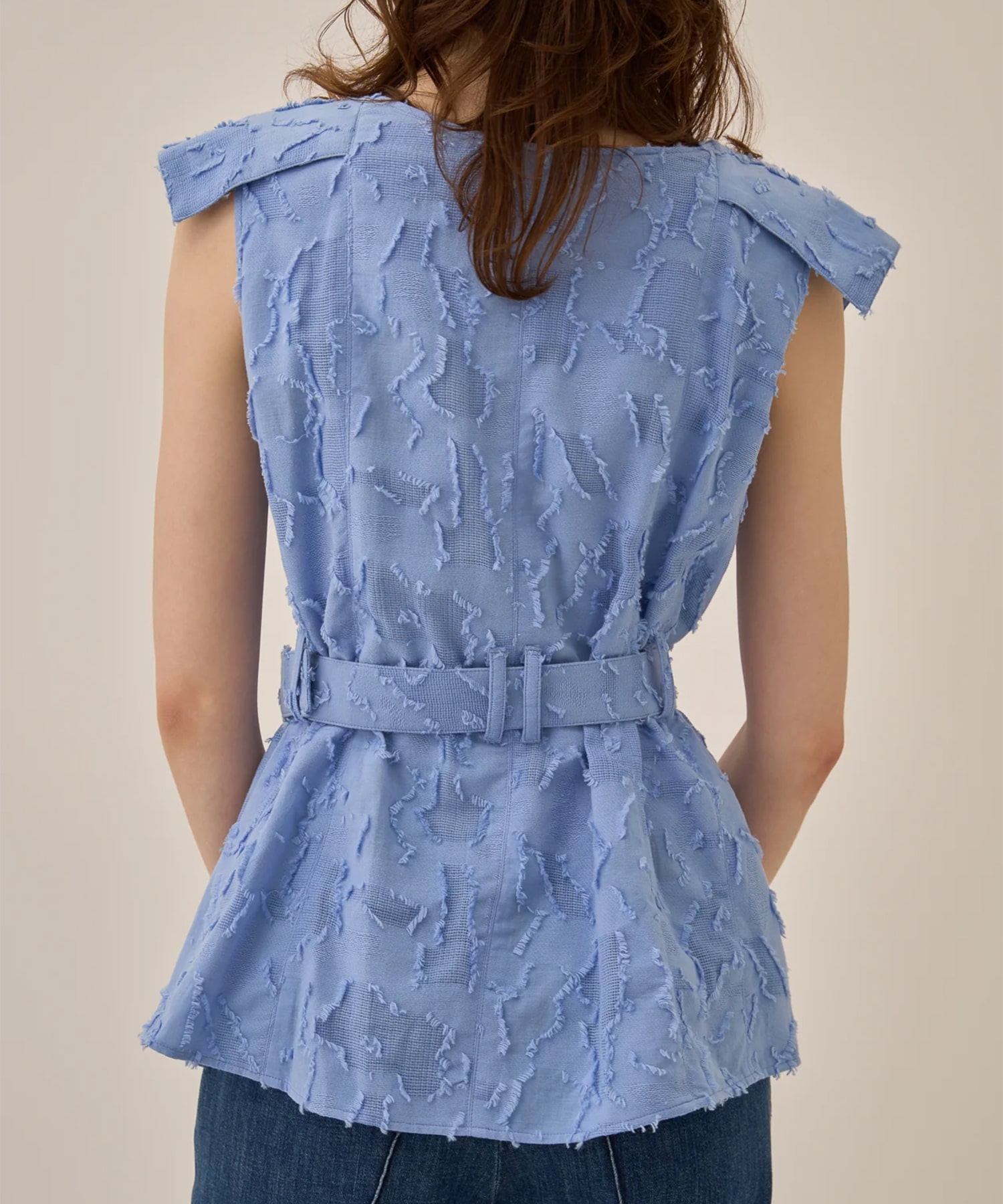 Block flower shirt BL AKIRANAKA