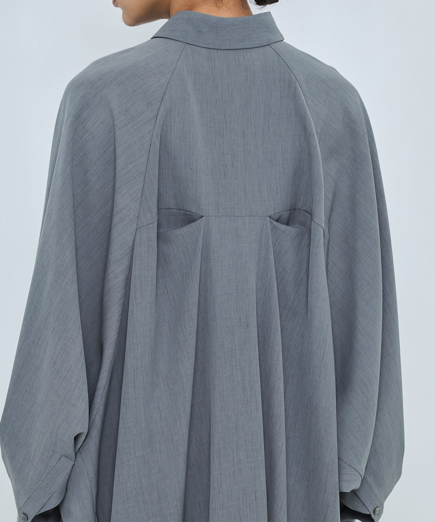 CIRCLE TUCK DRESS ENFOLD