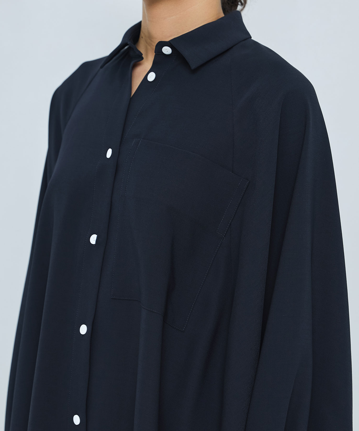 CIRCLE TUCK DRESS ENFOLD