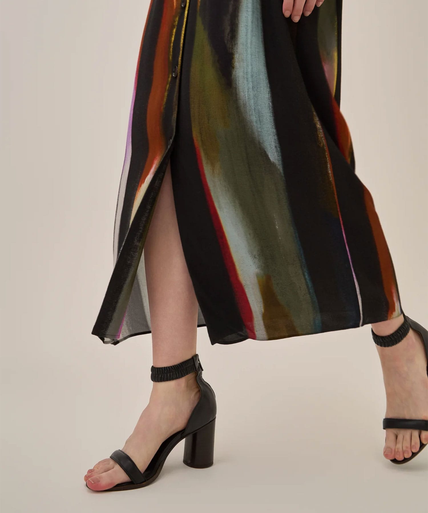 Empty stripe dress BK AKIRANAKA