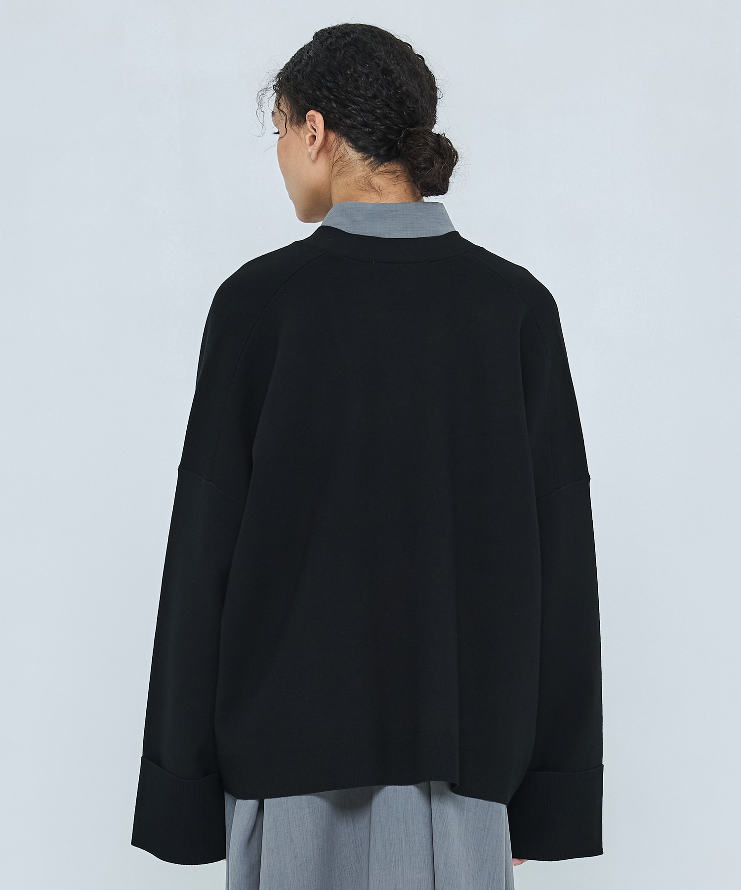 BOX WIDE-CARDIGAN ENFOLD