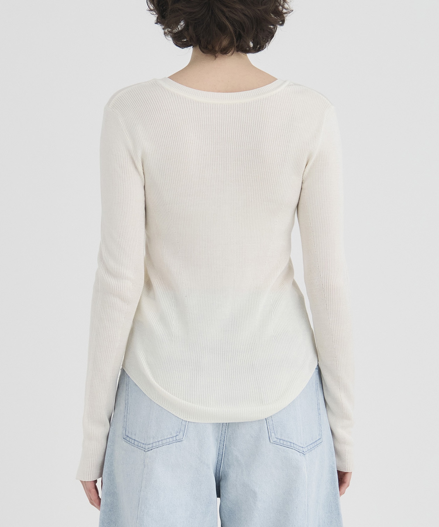 Washable Silk Knit Tops RITAN