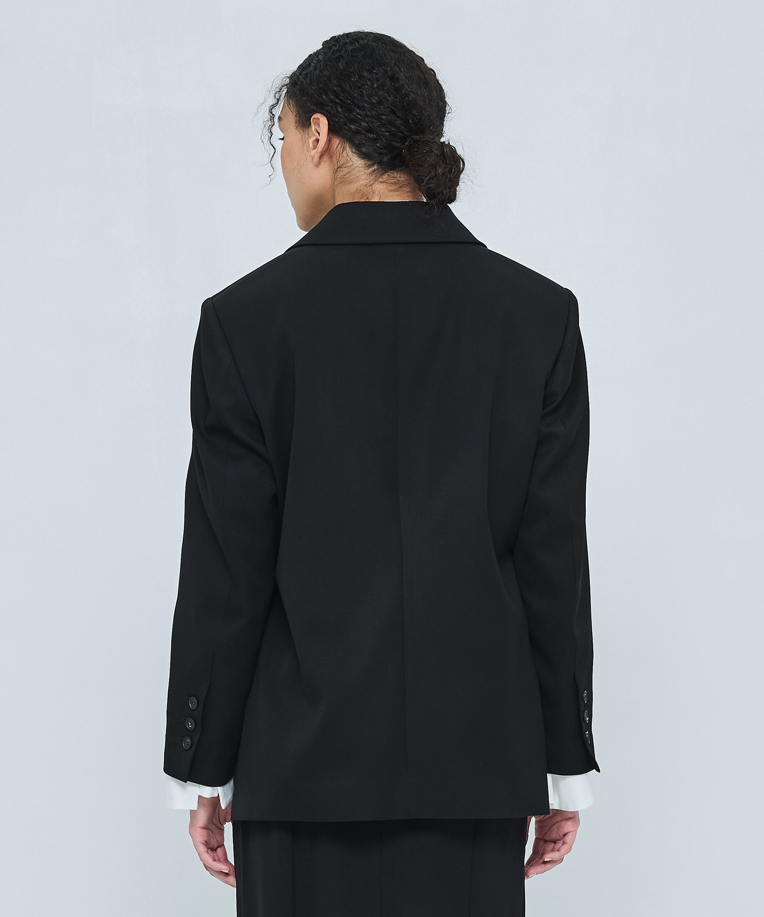 WIDE-SHOULDER DOUBLE JACKET ENFOLD