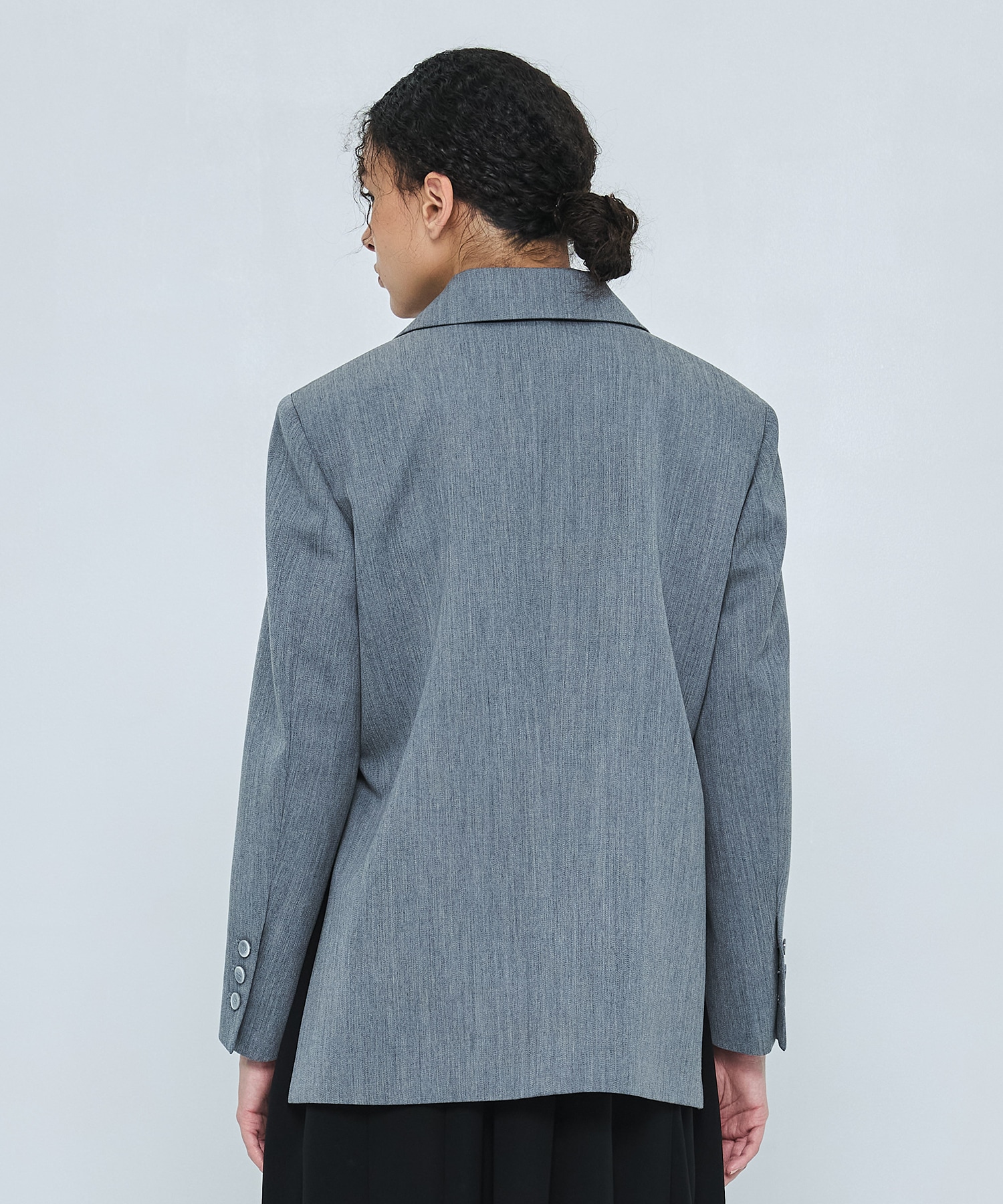 WIDE-SHOULDER DOUBLE JACKET ENFOLD