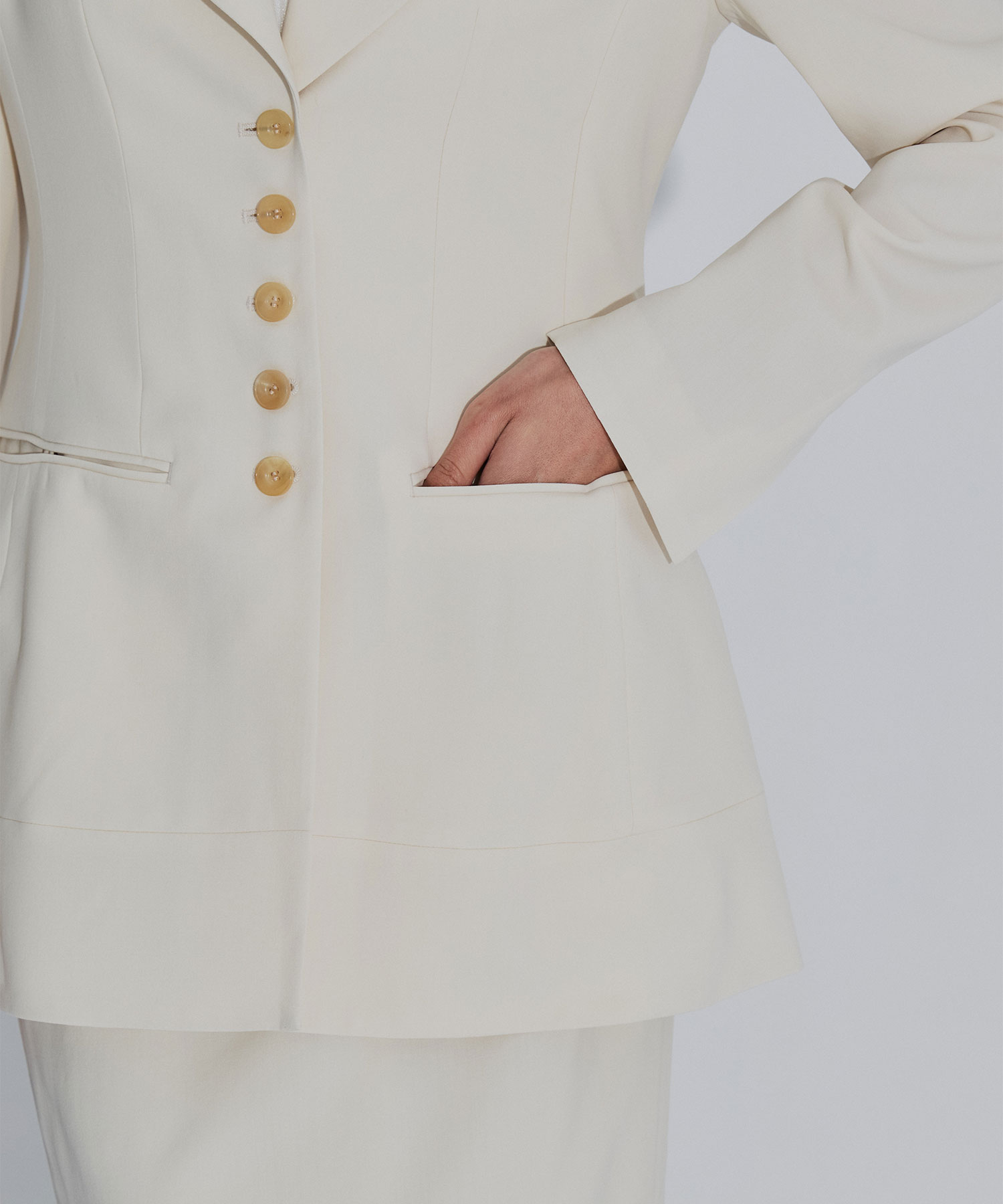 PLEATED PANEL JACKET FETICO