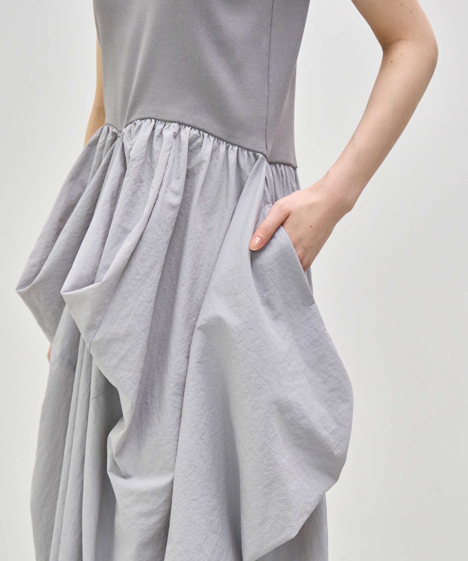 別注 docking coccon dress Louren