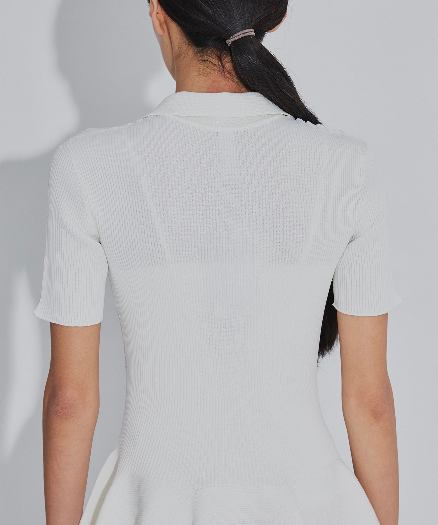 POTTERY GLITTER SHORT SLEEVE POLO DRESS CFCL