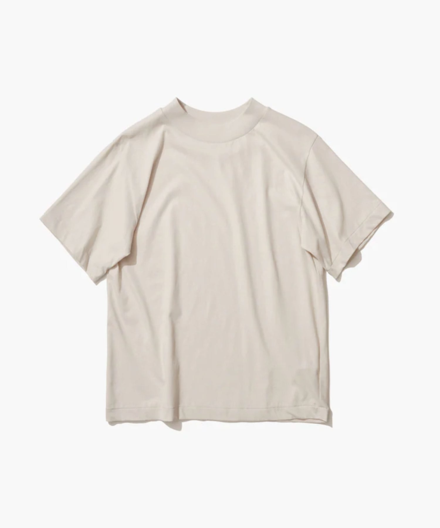 FRESCA NUBUCK MOCK NECK T SHIRTS ATON