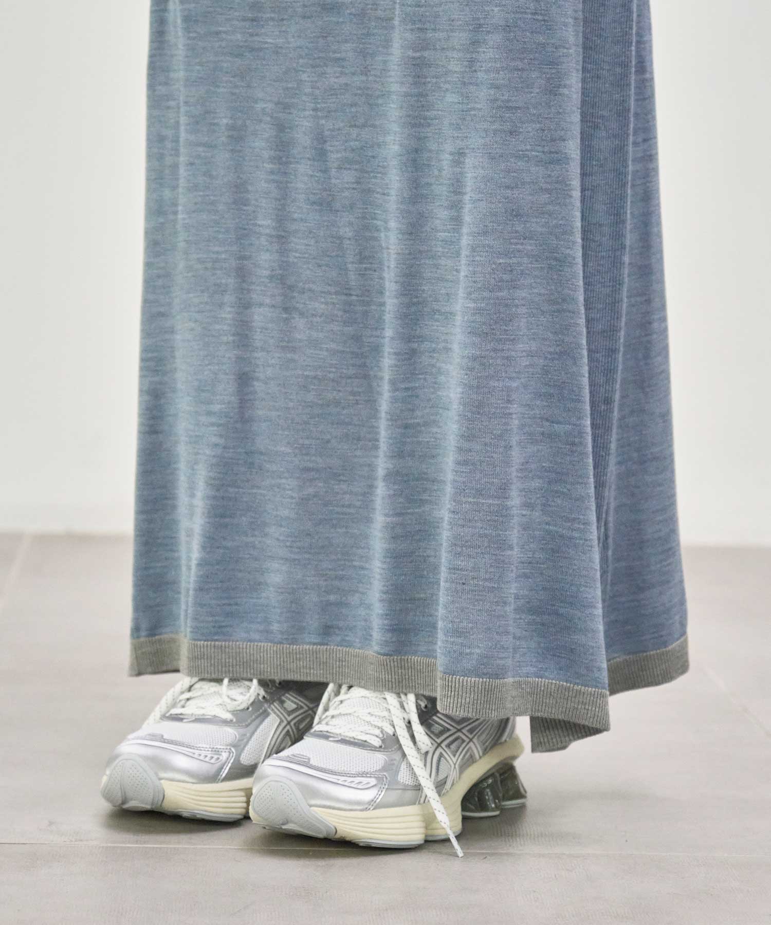 別注 Washable Silk Pencil Skirt CINOH