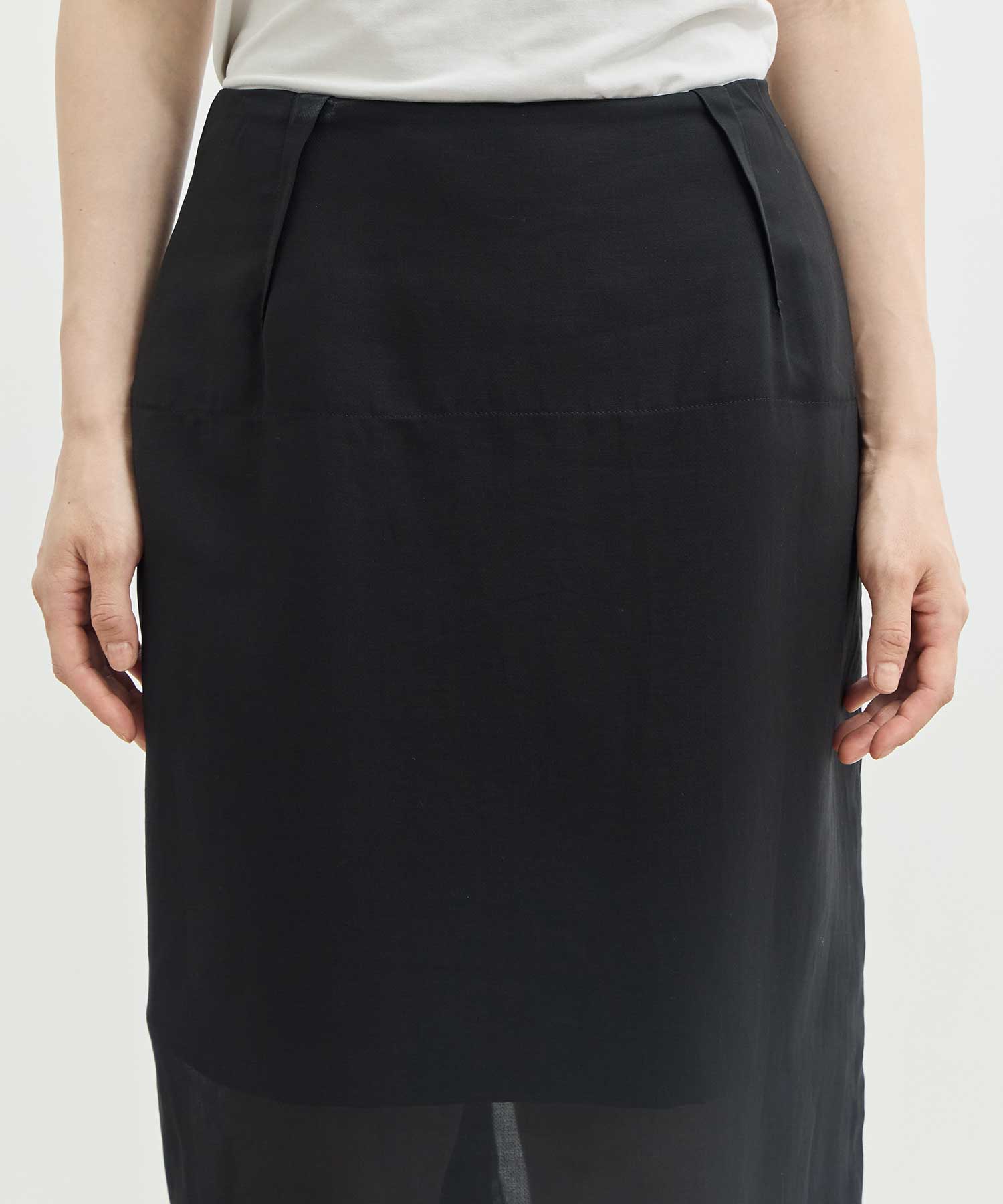 sheer cocoon skirt Louren