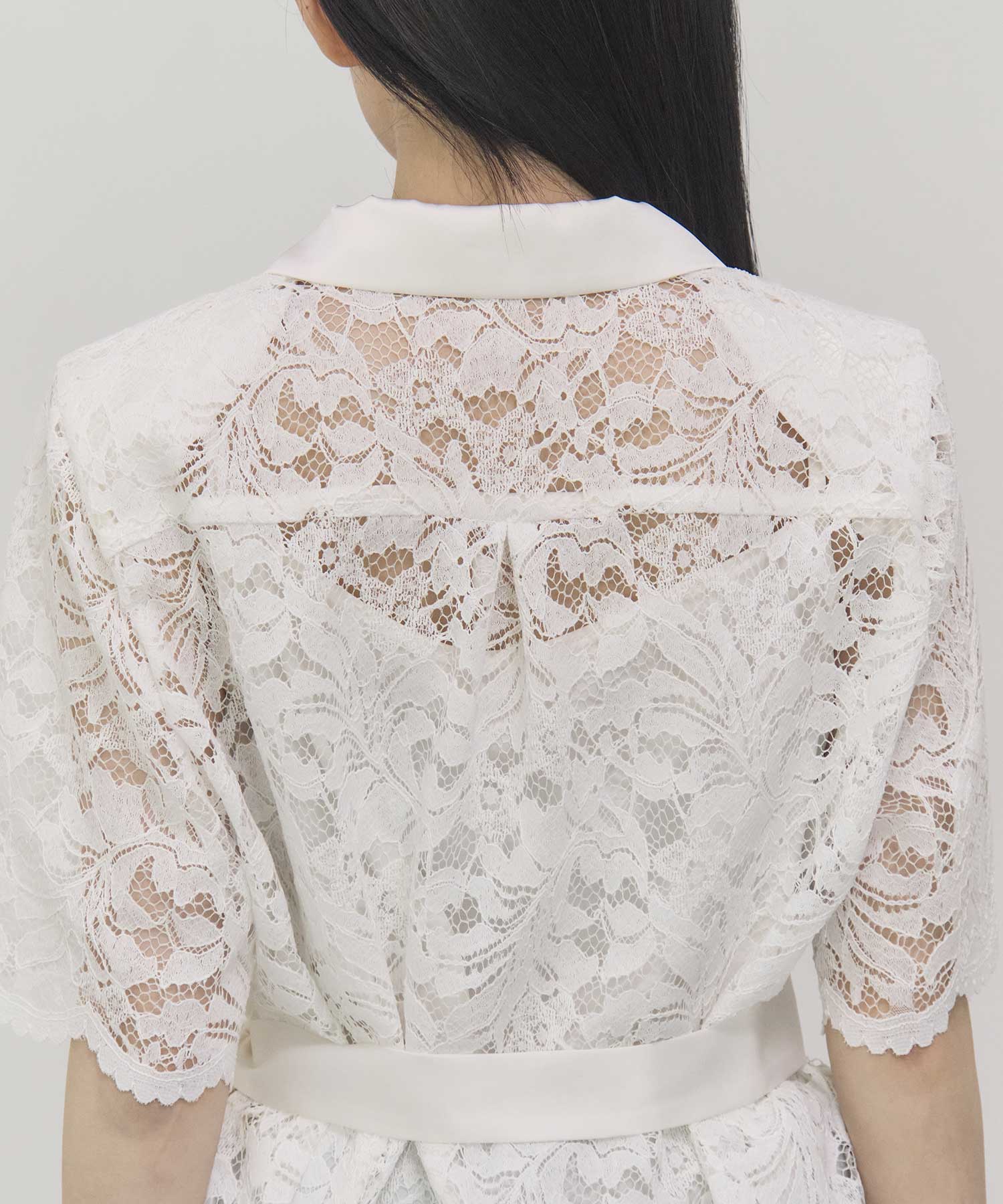 Harf Sleeve Lace Jacket THE TOKYO
