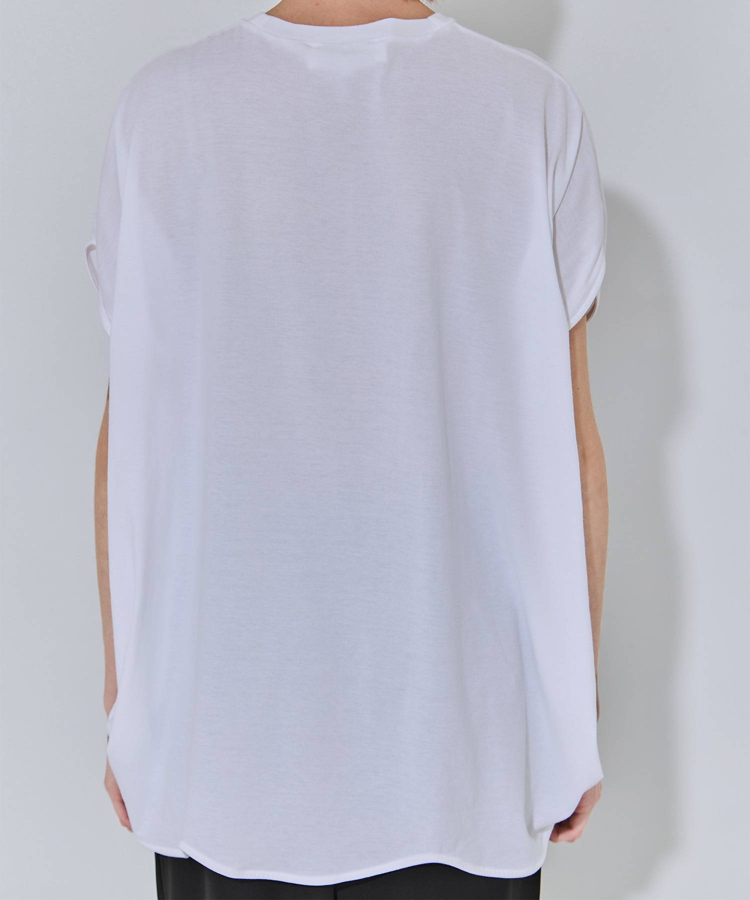SCALLOP WIDE T-SHIRT ENFOLD