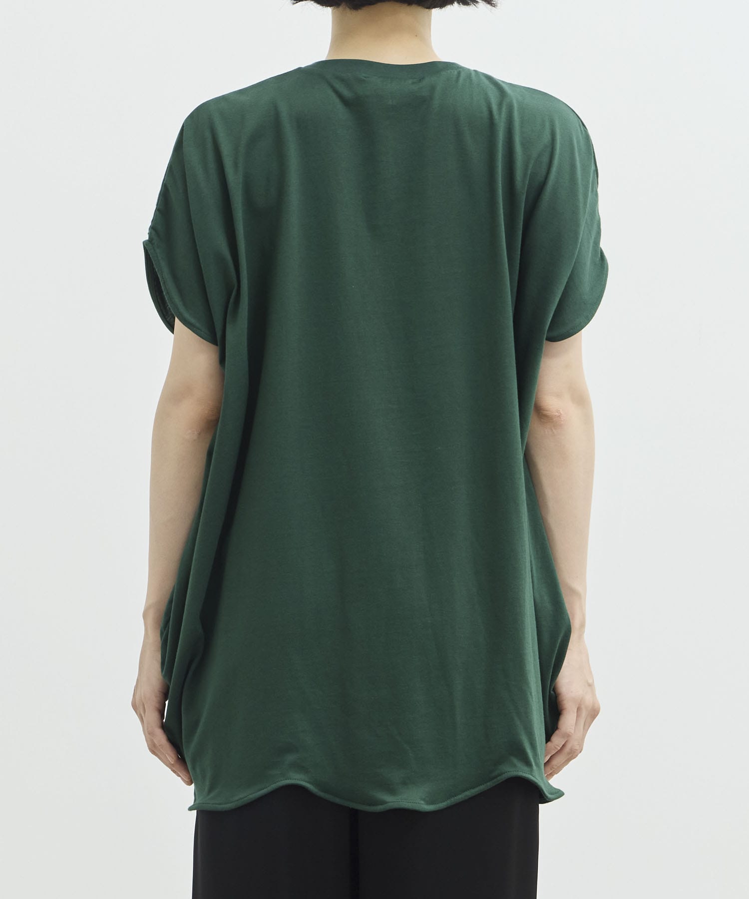 SCALLOP WIDE T-SHIRT ENFOLD