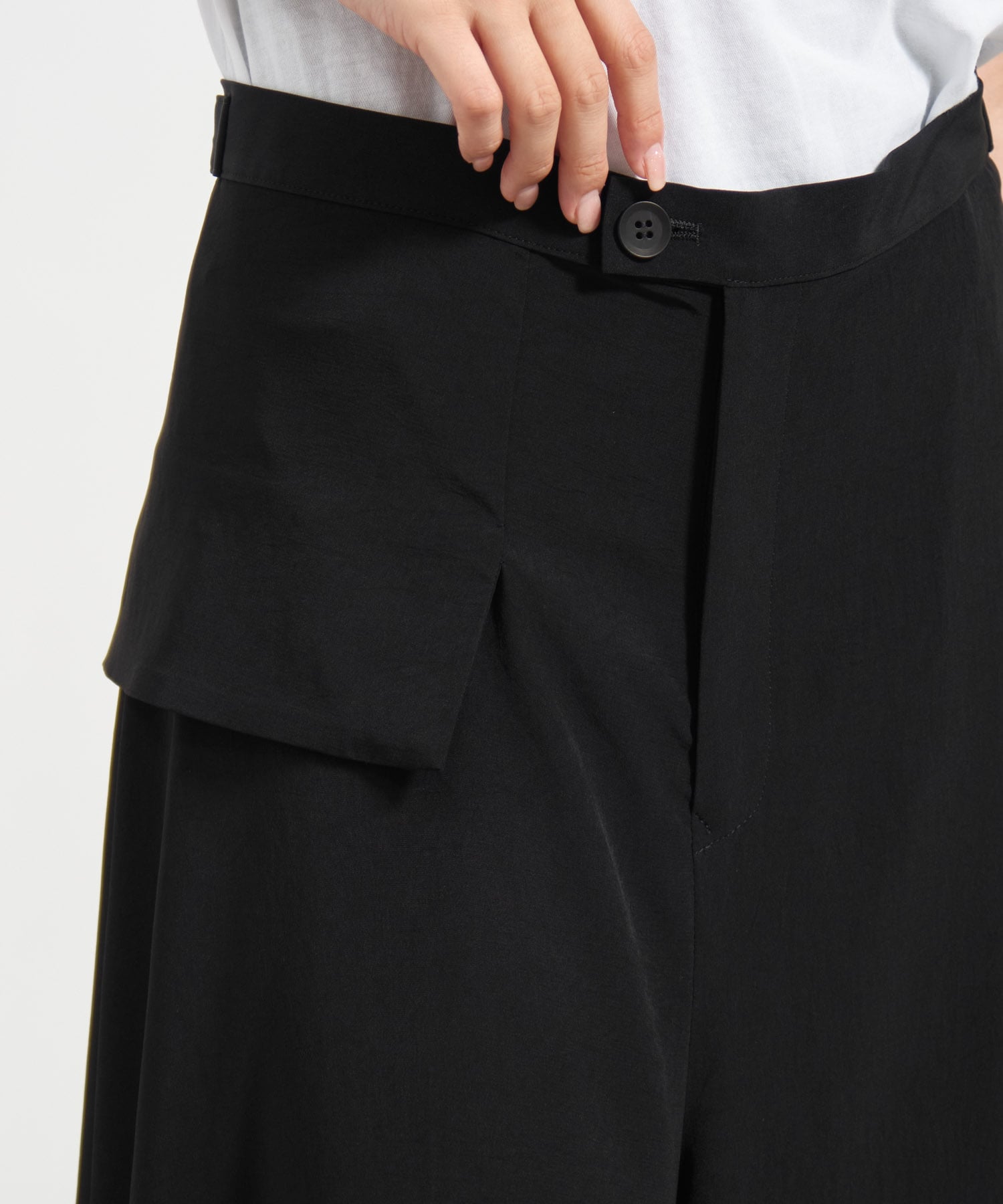 右フラシ布フレアP Yohji Yamamoto
