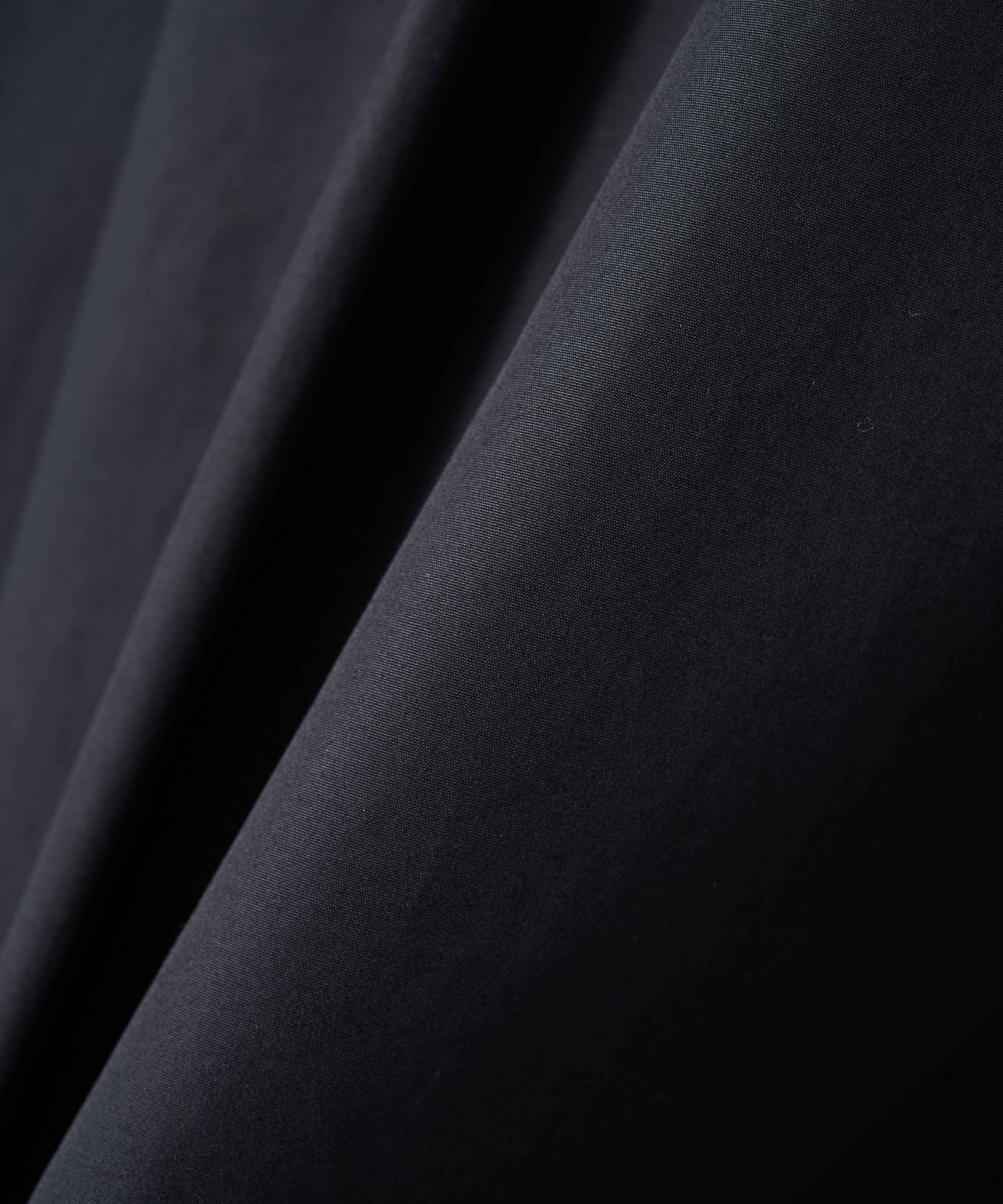 3P-B004-051 Flower Collar Shirt noir kei ninomiya