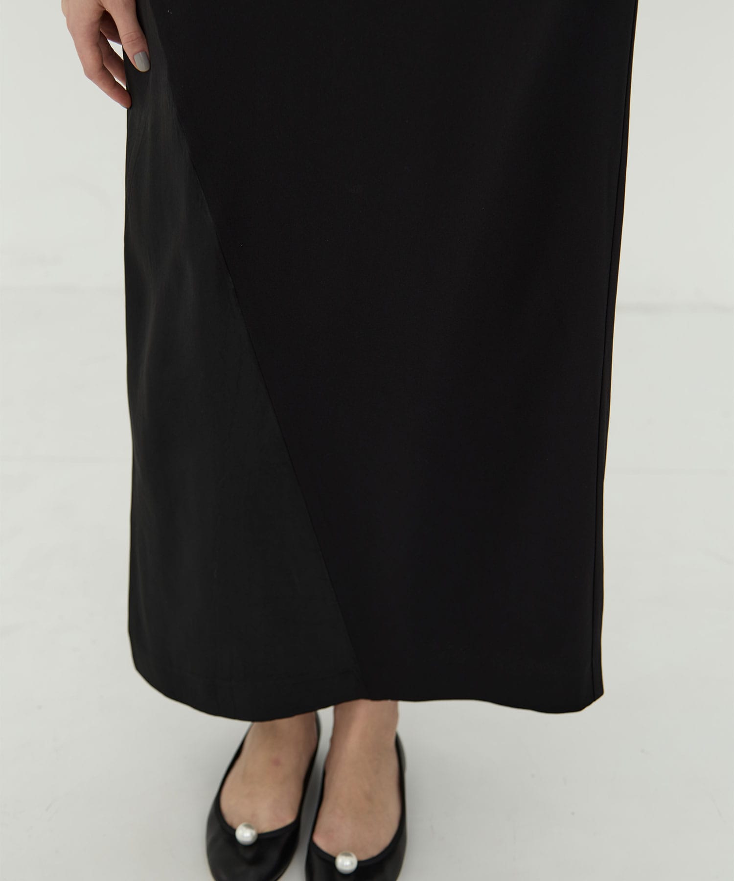 BLACK FORMAL ASYMMETRY DRESS CINOH