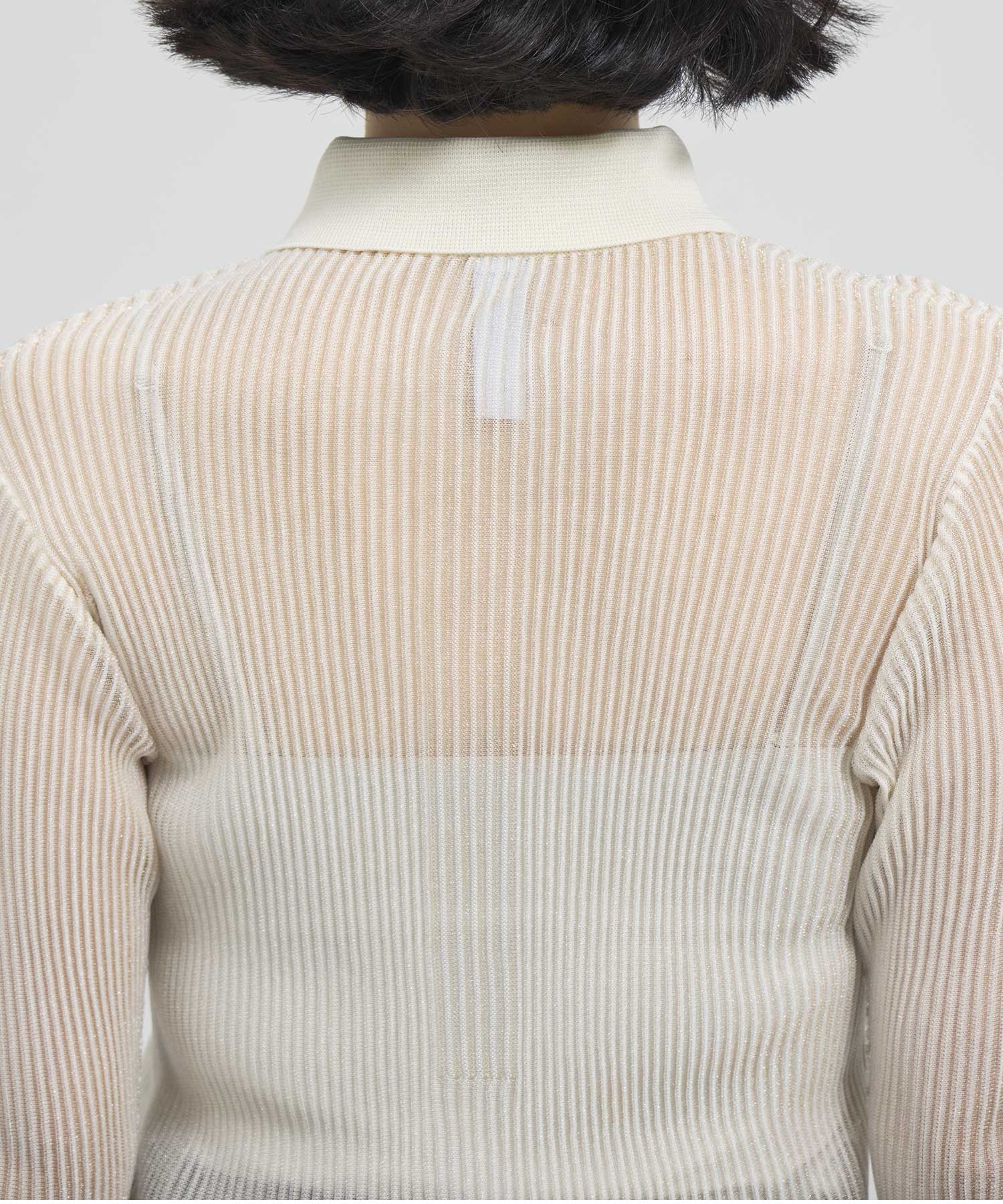 HYPHA LUCENT GLITTER SHIRT CARDIGAN CFCL
