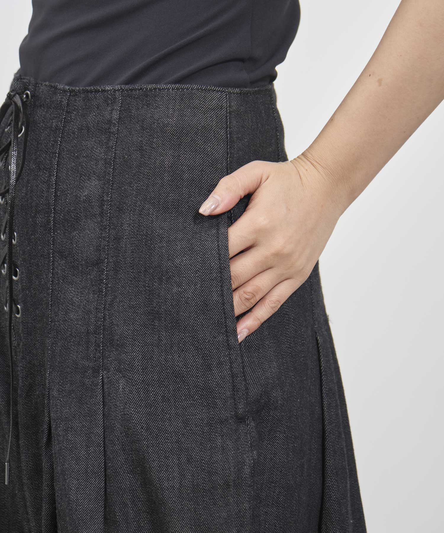 Pleated wide-legged jeans FETICO