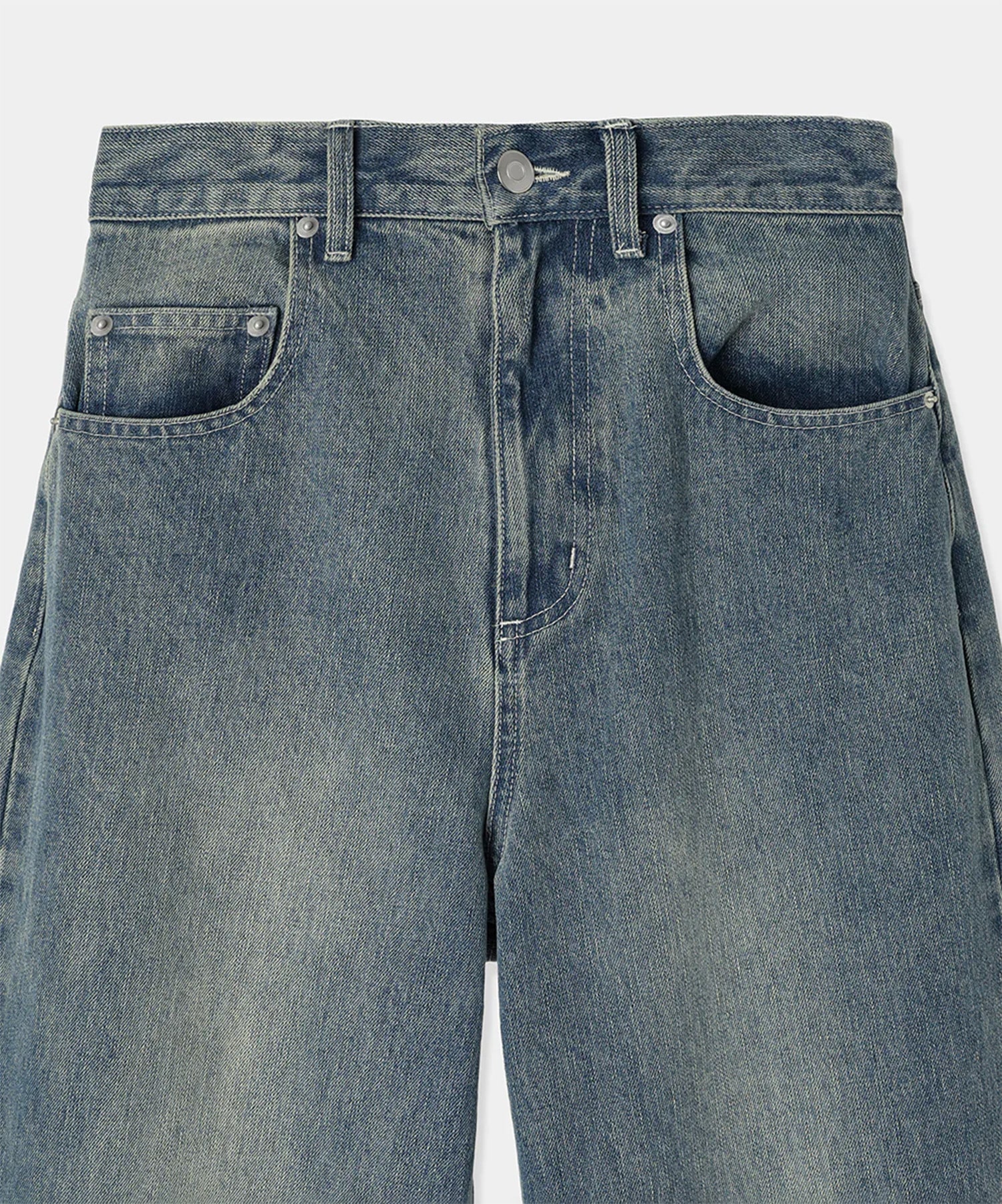 bleach hem denim Louren