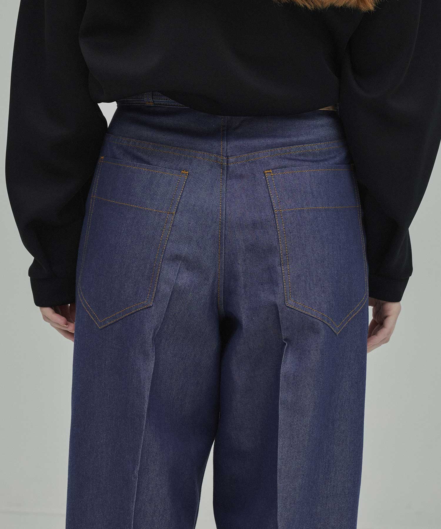 THE BELTED WIDE DENIM THE RERACS
