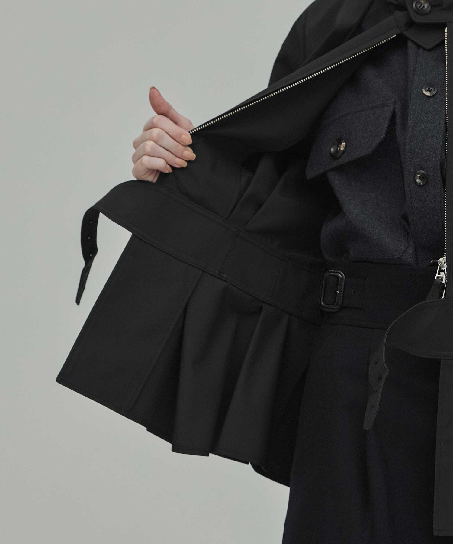 RERACS PEPLUM GURKHA SHELL PARKA THE RERACS